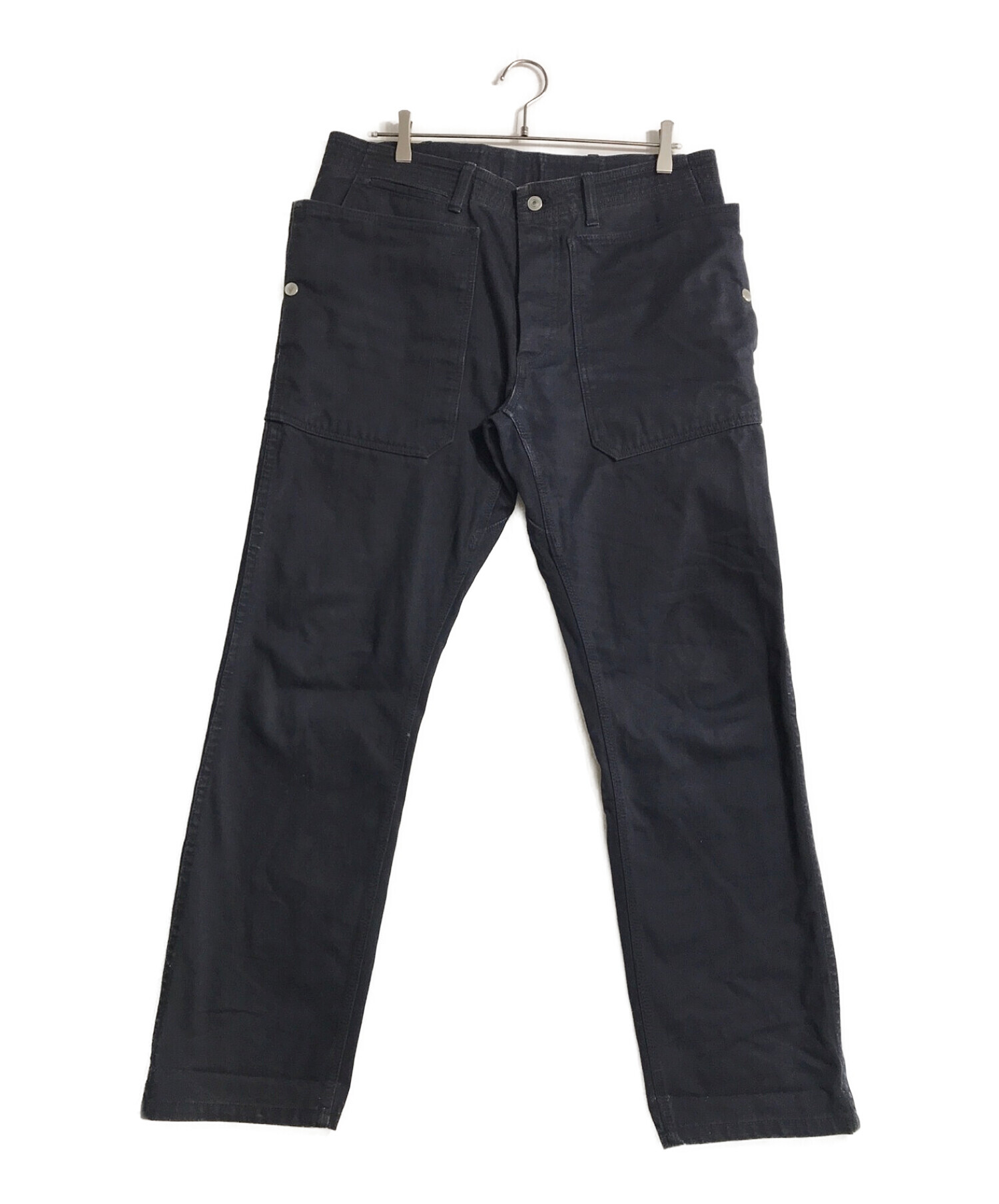 中古・古着通販】SASSAFRAS (ササフラス) デニムパンツ ネイビー 