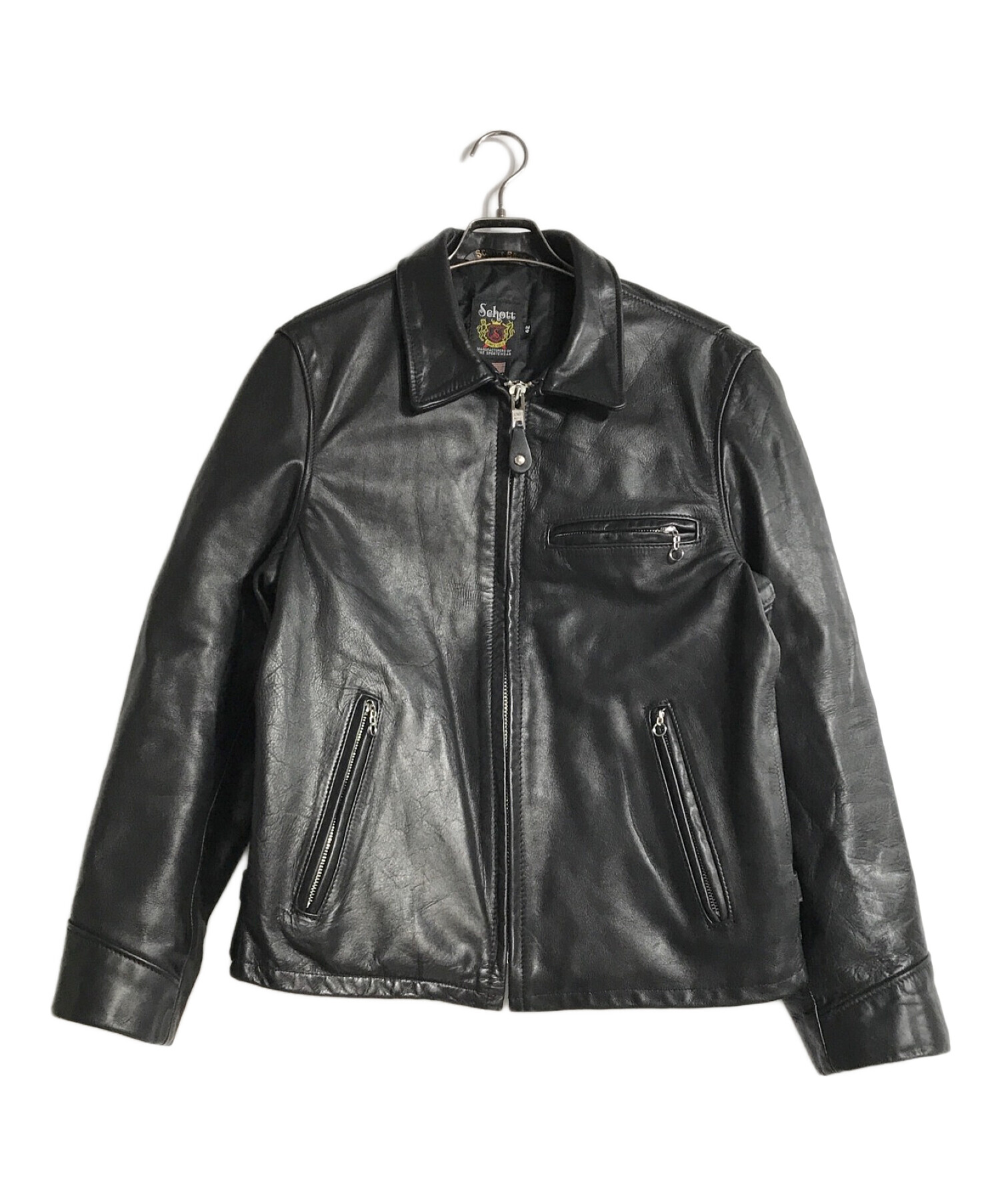 中古・古着通販】Schott (ショット) レザートラッカージャケット  