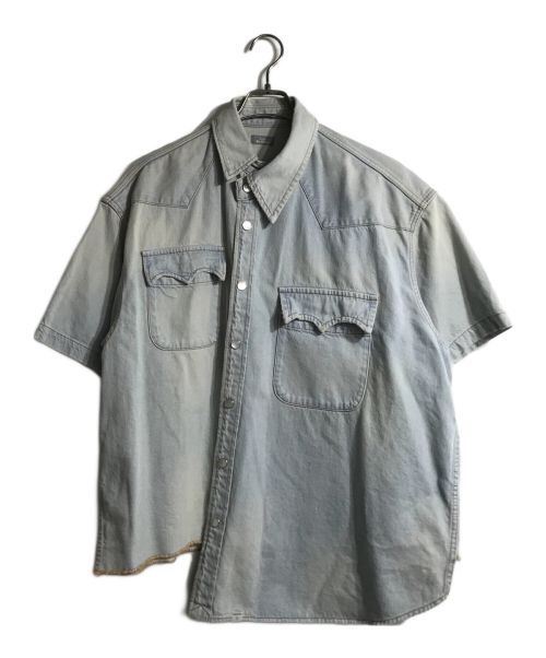 kolor becon カラービーコン 半袖 シャツ 赤系 チェック（中古・古着 