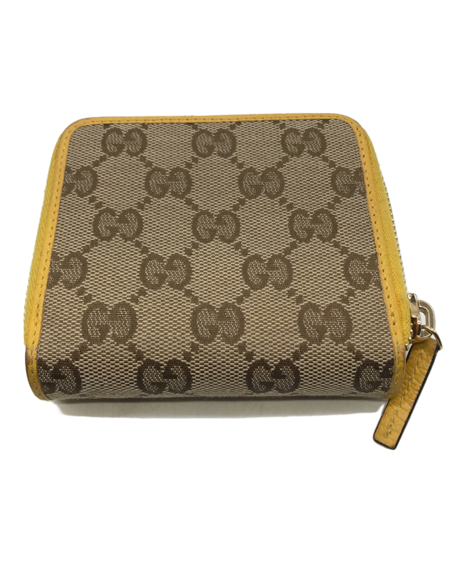中古・古着通販】GUCCI (グッチ) GG キャンバス レザー/2つ折り財布 