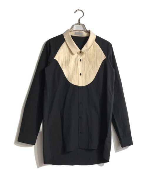 hazama 繍美が残した痕跡のロングシャツ ブラック (最終値下げ) 生易しい