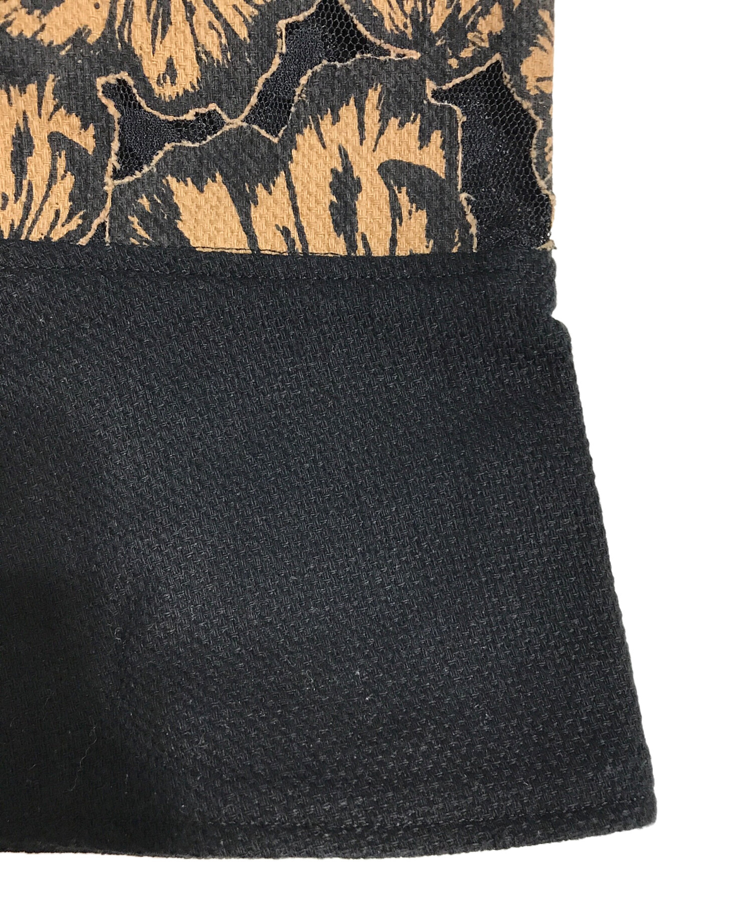 中古・古着通販】EBONY (エボニー) Flower Lace Flare Shirt/フラワー 