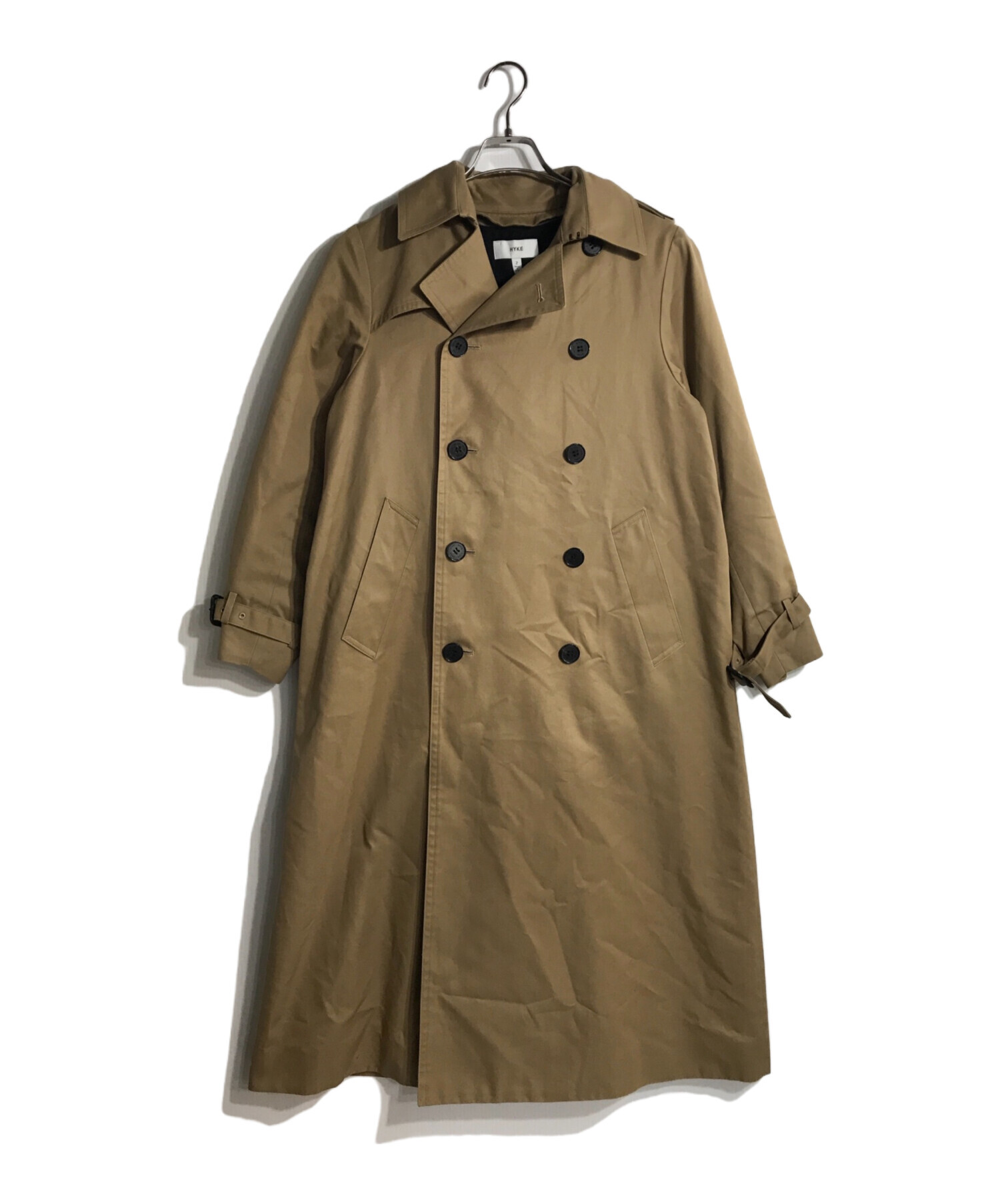 中古・古着通販】HYKE (ハイク) ライナー付トレンチコート ベージュ  