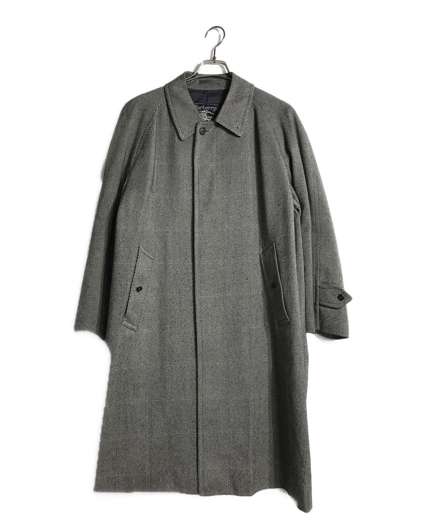 【極美品/XL】バーバリー チェスターコート アウター 大きいサイズ カシミヤ バーバリー チェスターコート カシミヤ混 ロングコート 黒 XL