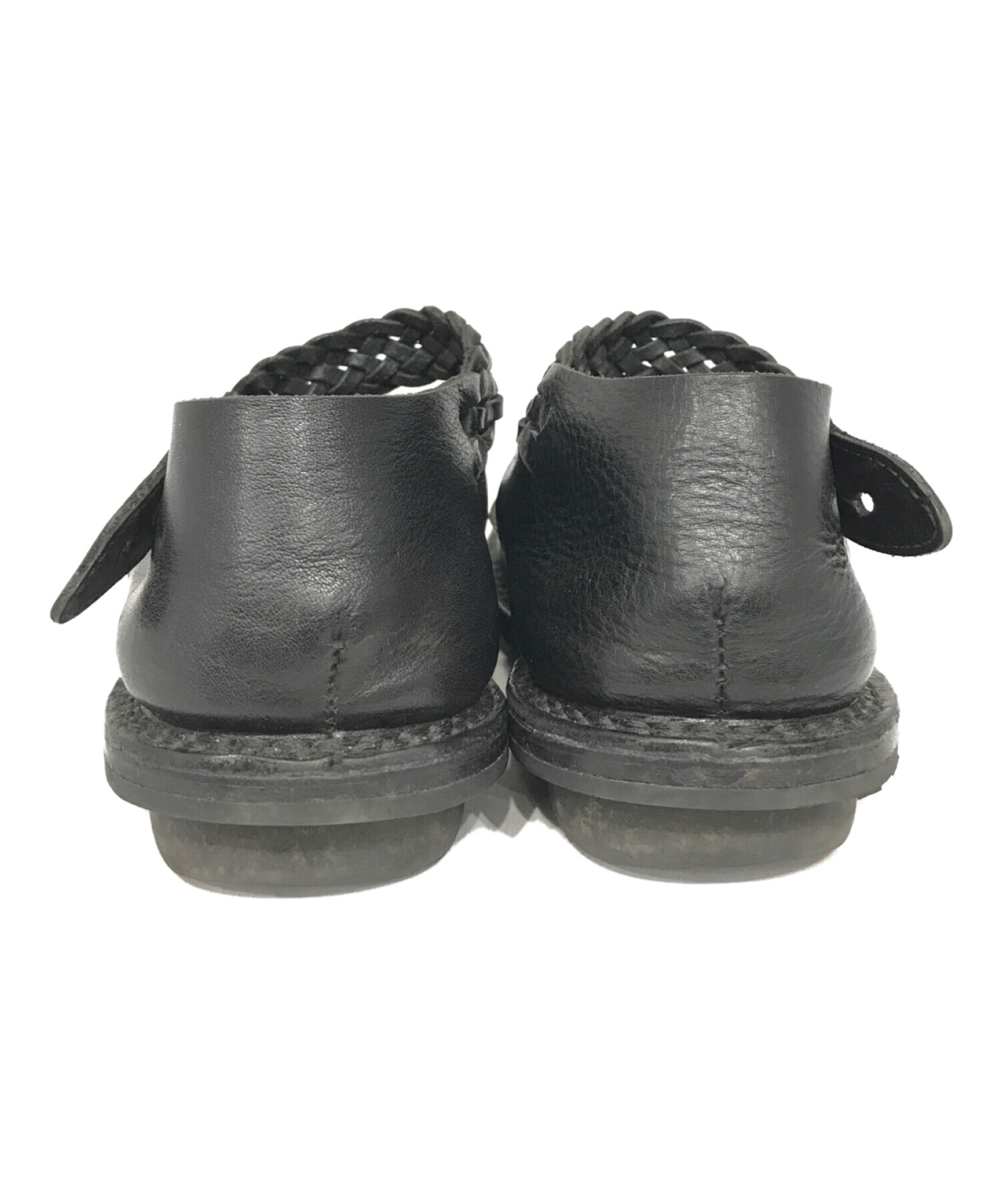 trippen IDYLLE 36 サイズ ストラップ シューズ 黒 ブラック