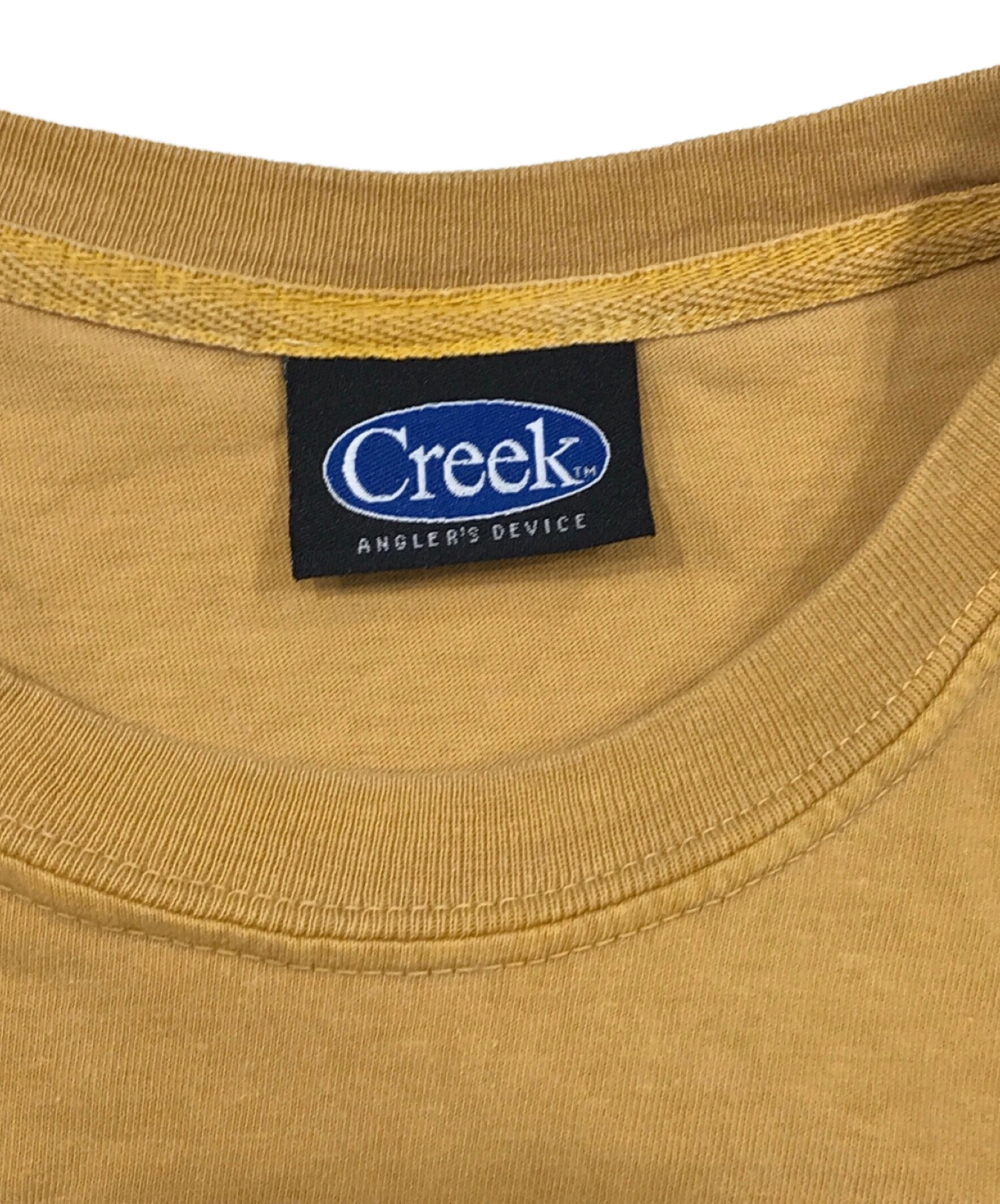 Creek Angler's Device (クリークアングラーズデヴァイス) プリントTシャツ イエロー サイズ:SIZE XXL