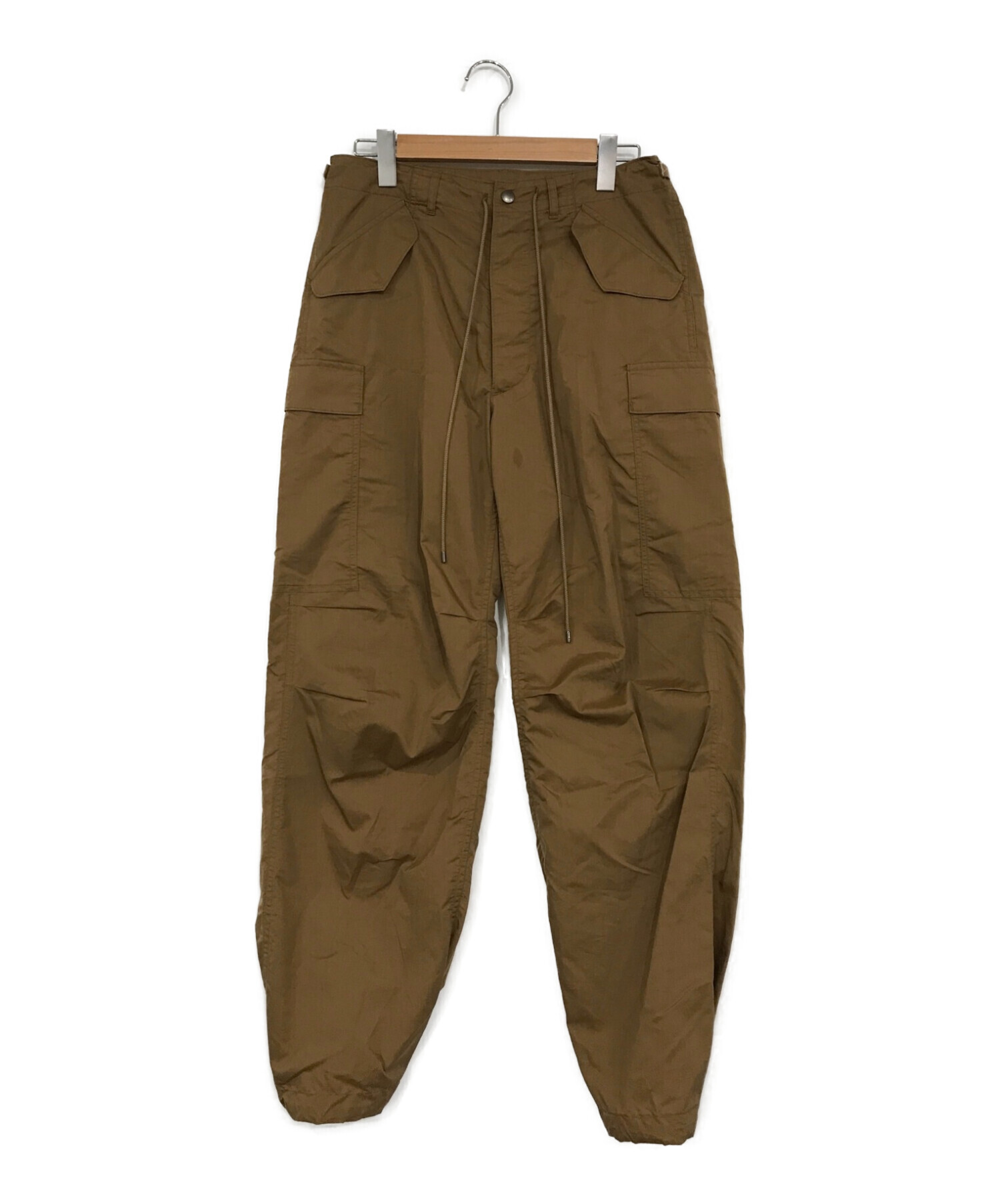 AURALEE - POLYESTER FATIGUE PANTS