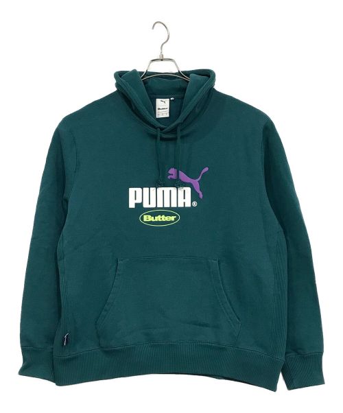 中古・古着通販】PUMA×Butter Goods (プーマ×バターグッズ) PUMA X BUTTER GOODS HOODIE グリーン  サイズ:SIZE L｜ブランド・古着通販 トレファク公式【TREFAC FASHION】スマホサイト
