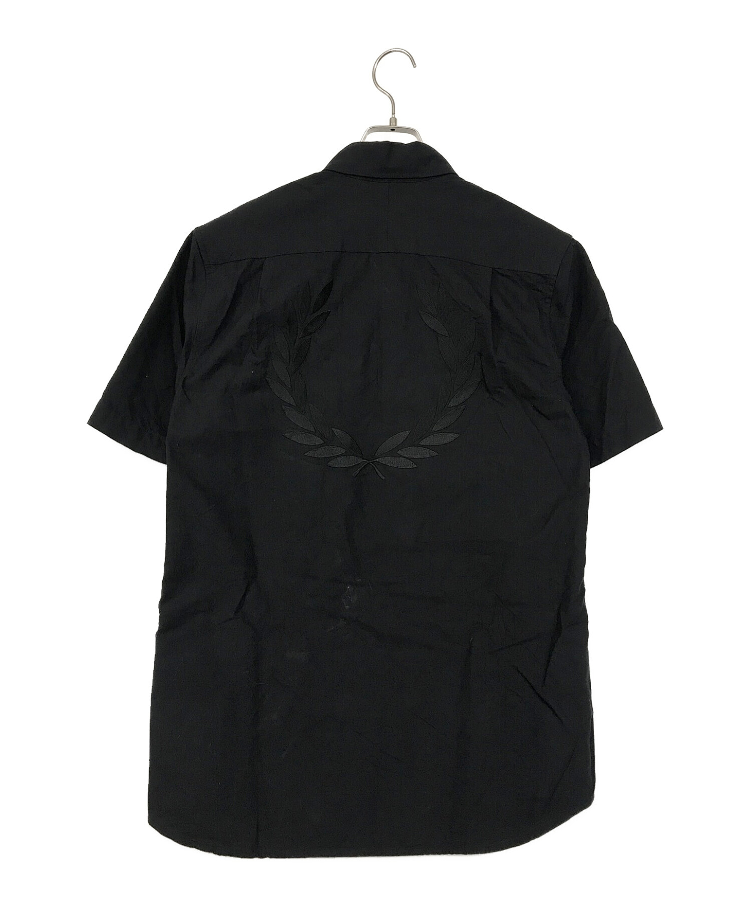 FRED PERRY (フレッドペリー) 半袖シャツ ブラック サイズ:SIZE　S