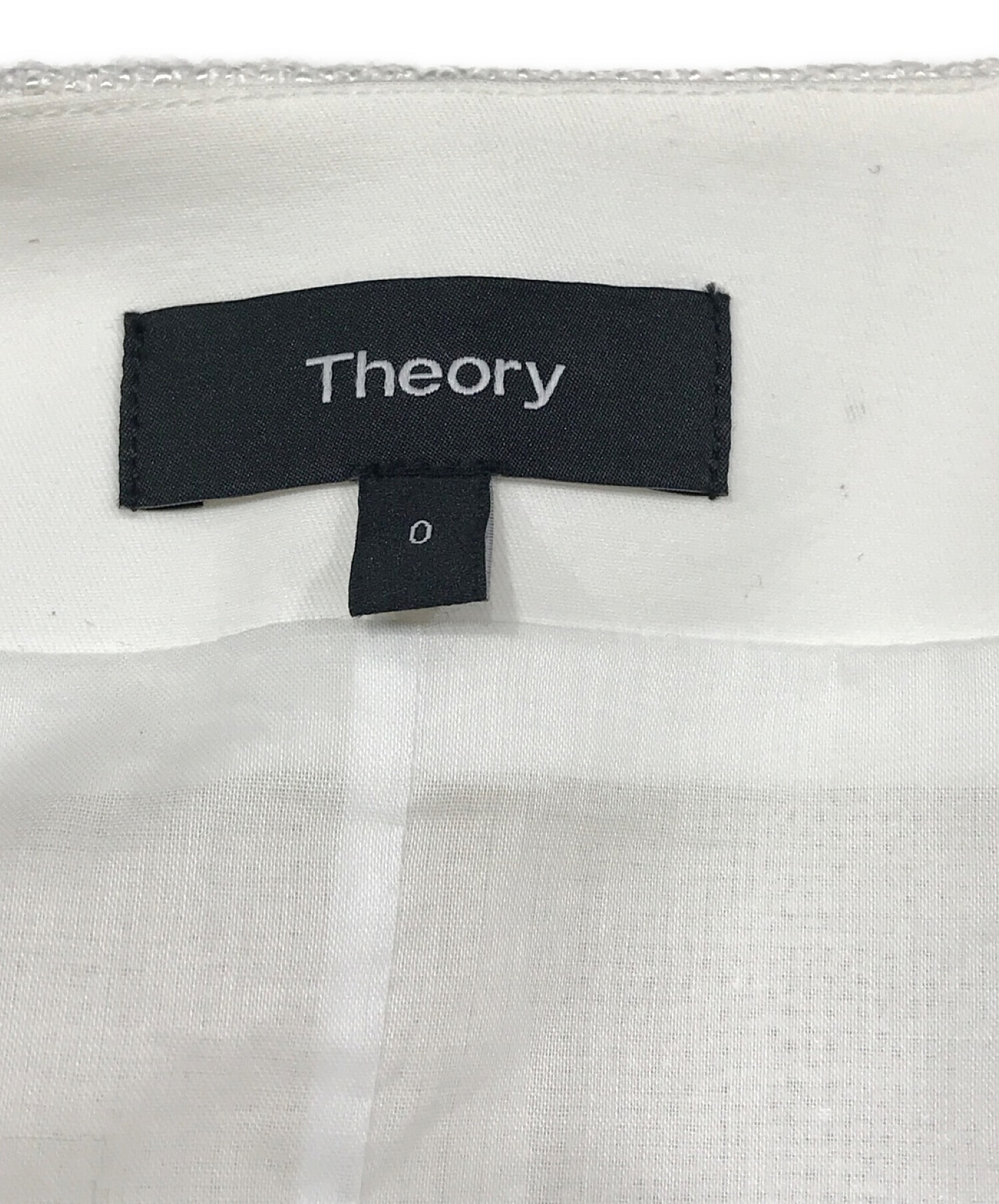 theory (セオリー) ジャケット ホワイト サイズ:SIZE 0