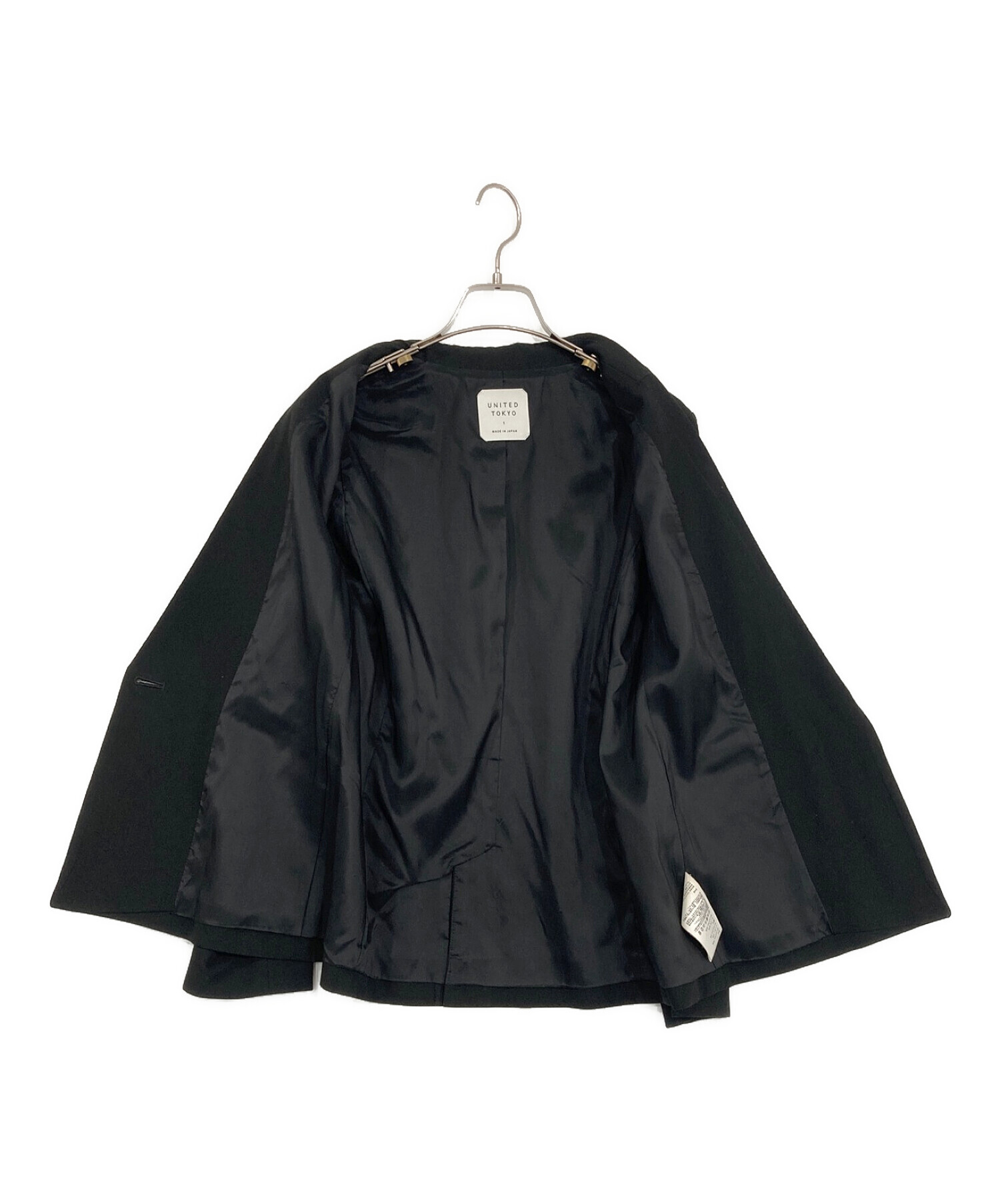 UNITED TOKYO (ユナイテッドトウキョウ) 1Bテーラードジャケット ブラック サイズ:SIZE　1