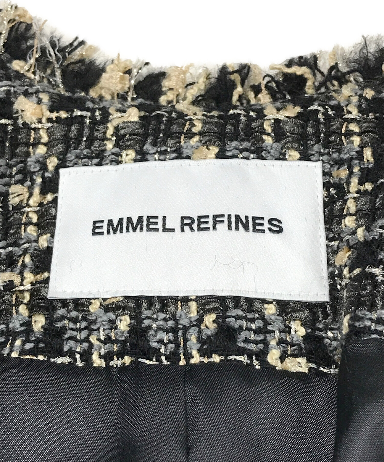 EMMEL REFINES ツイードジャケット