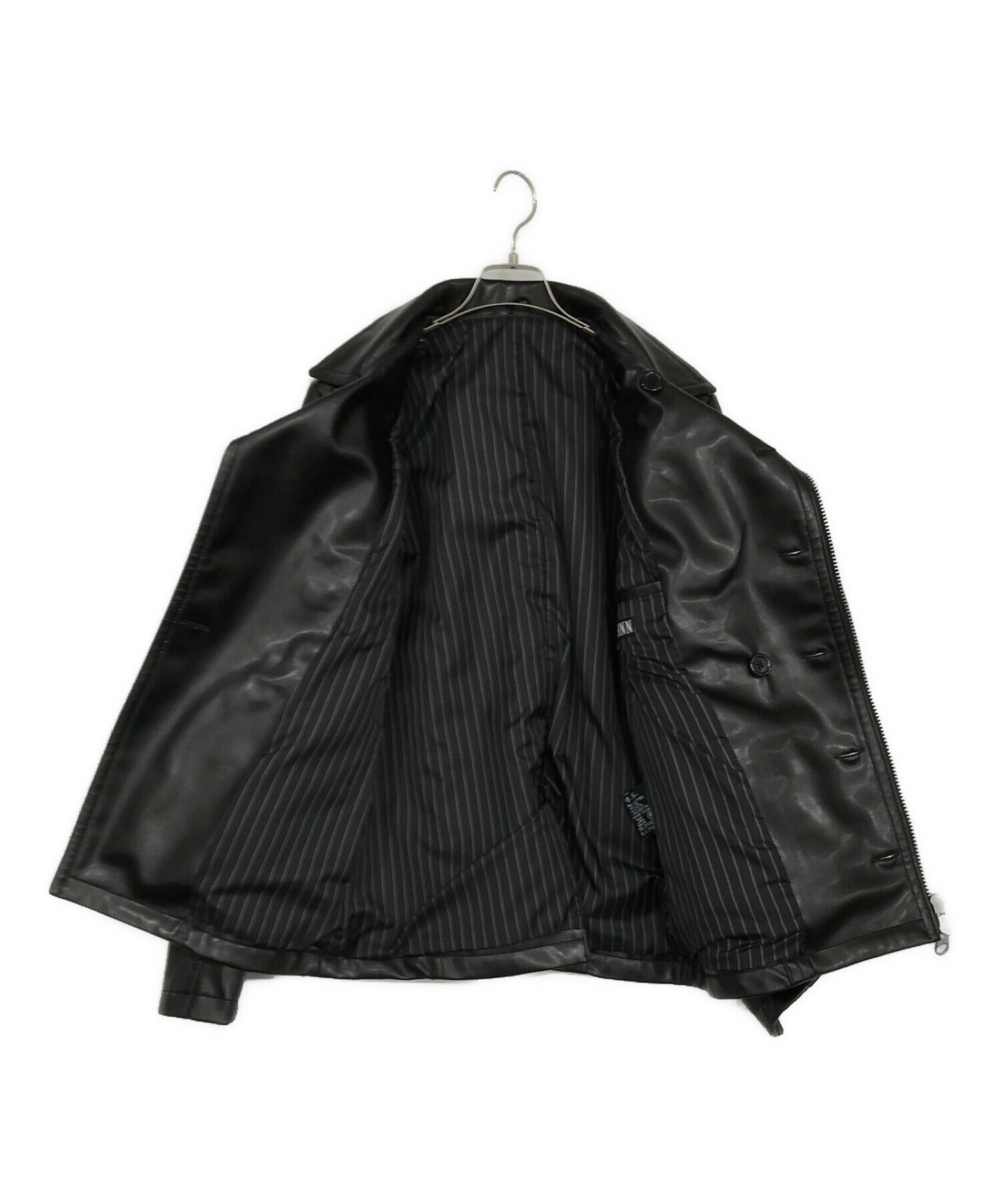JIMSINN (ジムズイン) ライダースジャケット ブラック サイズ:SIZE S