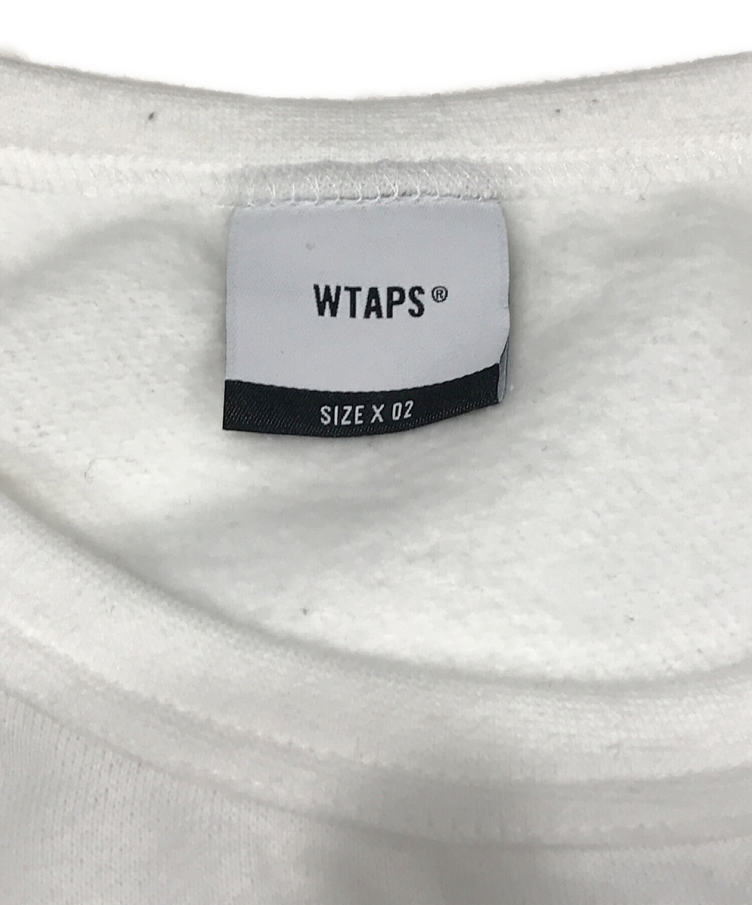 WTAPS (ダブルタップス) SCREEＮスウェット ホワイト サイズ:SIZE 2