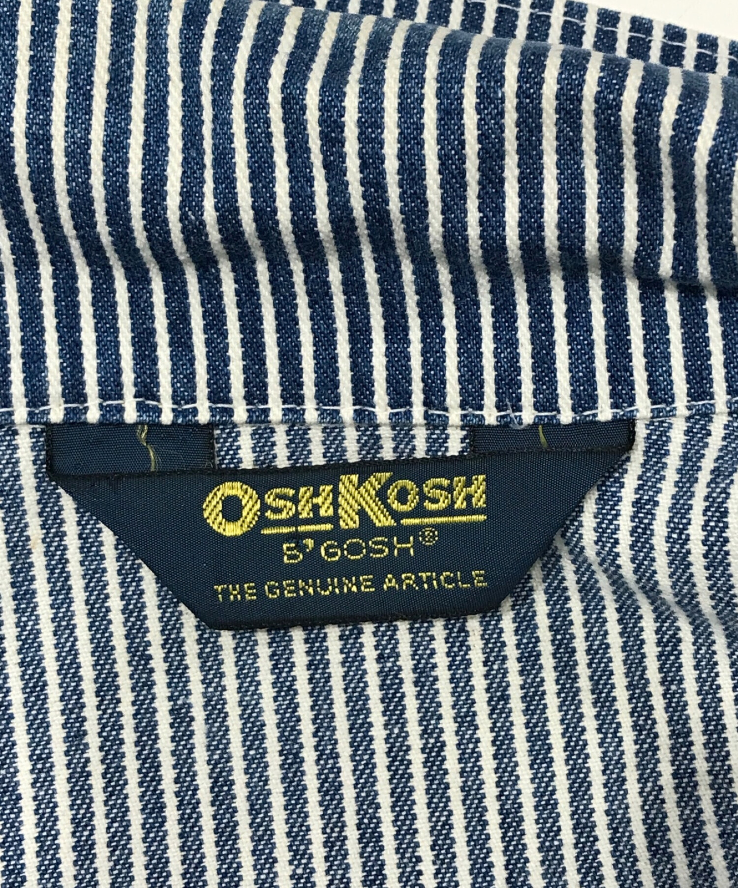 oshkosh ブルー　ヒッコリー　最終値下げ