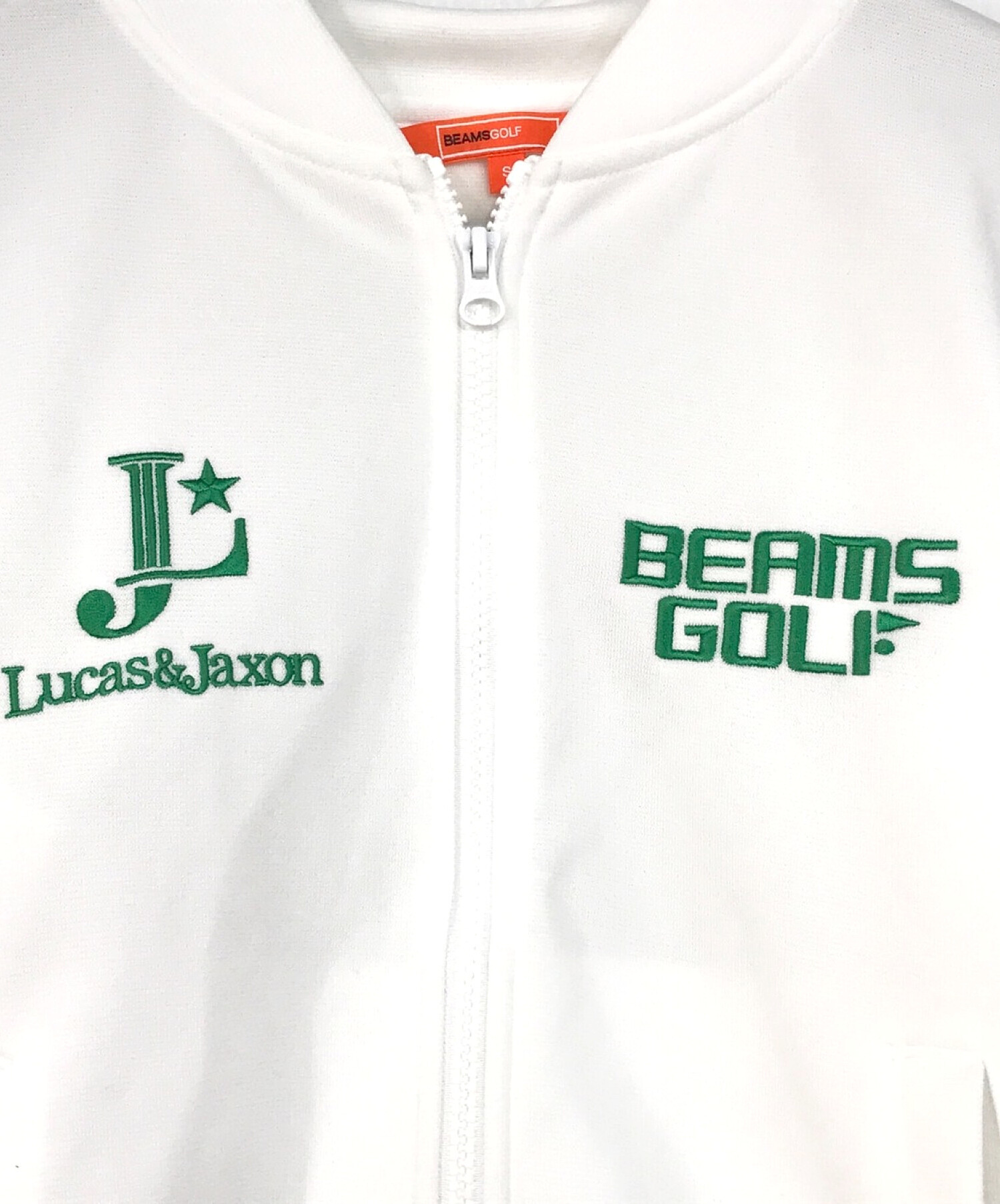 BEAMS GOLF (ビームスゴルフ) ジップジャケット ホワイト サイズ:SIZE　S