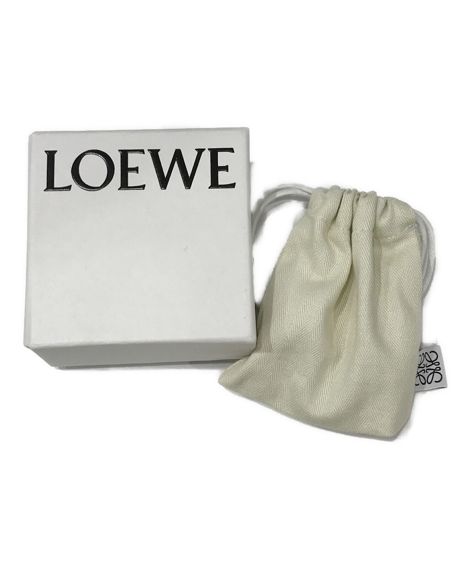 中古・古着通販】LOEWE (ロエベ) ストラップメタリックリング 