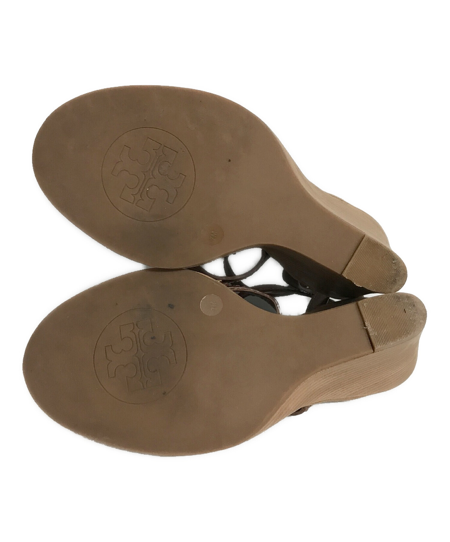 TORY BURCH ミュール ベージュ 24cm 7M TORY BURCH ミュール ベージュ 24cm 7M