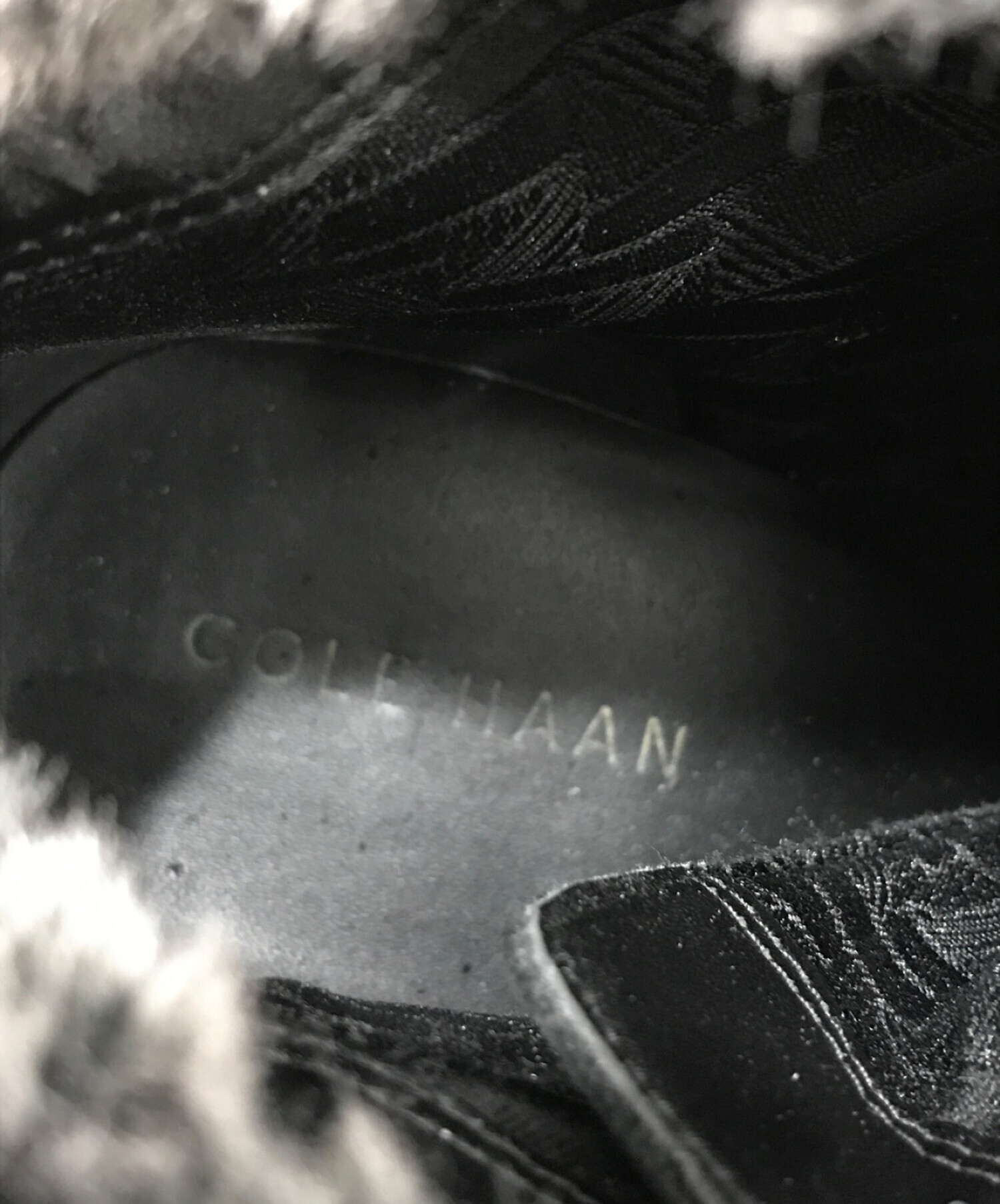 COLE HAAN (コールハーン) コラリー ウェッジ ブーティー ウォータープルーフ ブラック サイズ:SIZE　6B