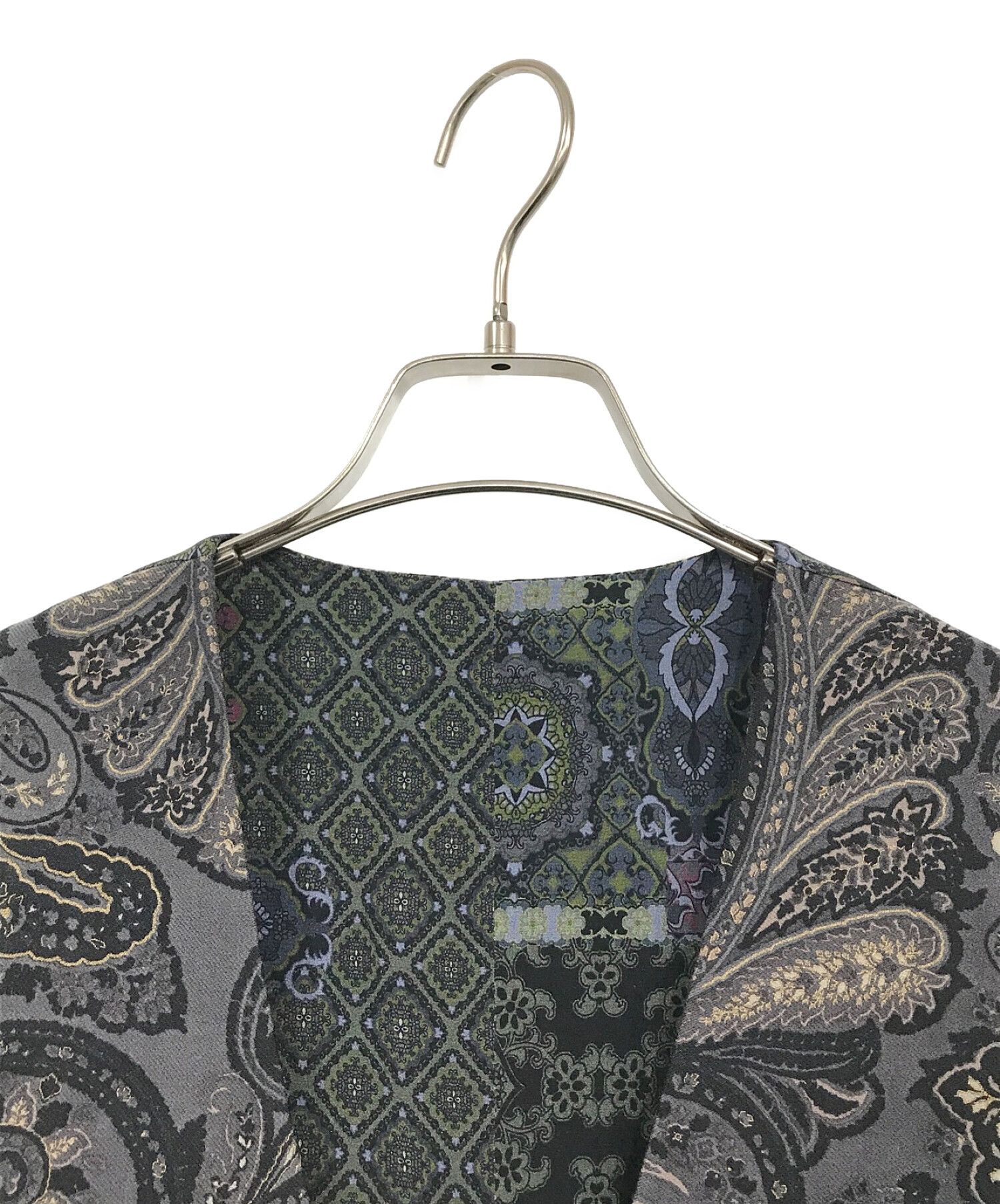 中古・古着通販】ETRO (エトロ) ジレ グレー サイズ:SIZE 46｜ブランド 