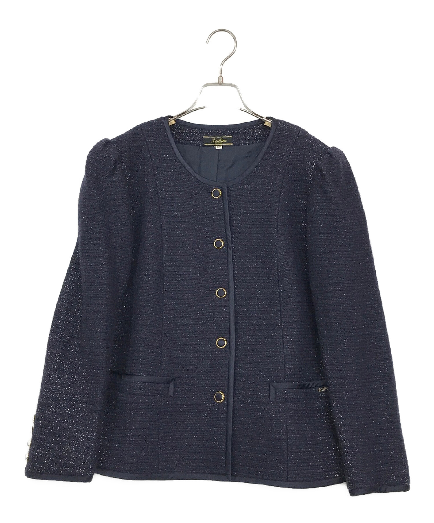中古】Leilian レリアン ジャケット レディース サイズ15 大きいサイズ  