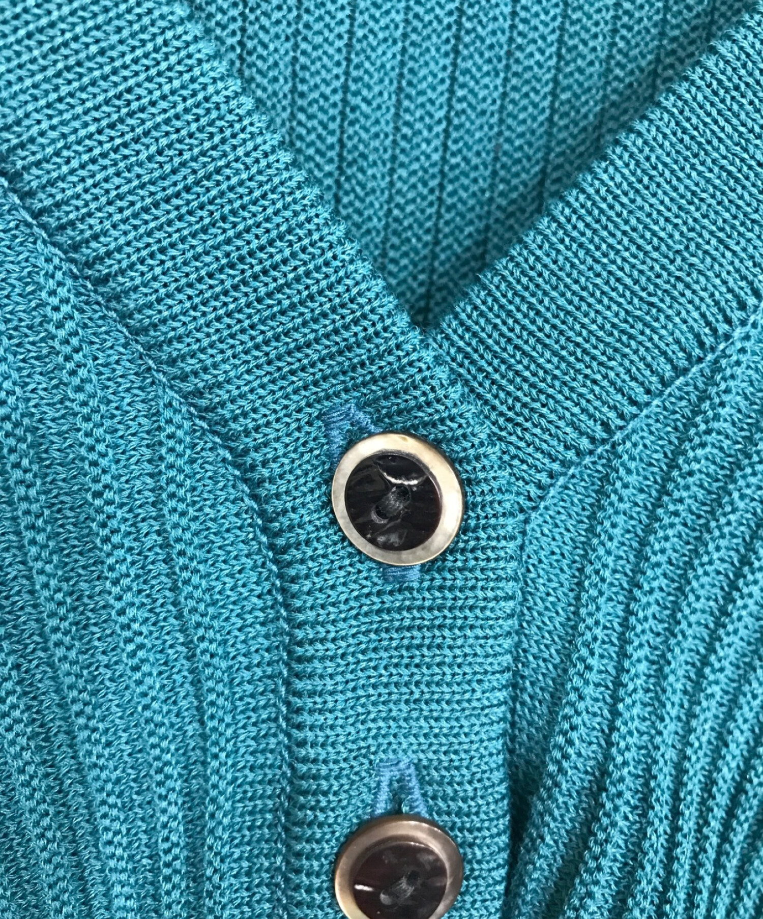 中古・古着通販】MURRAL (ミューラル) Sheer line sleeve rib knit 
