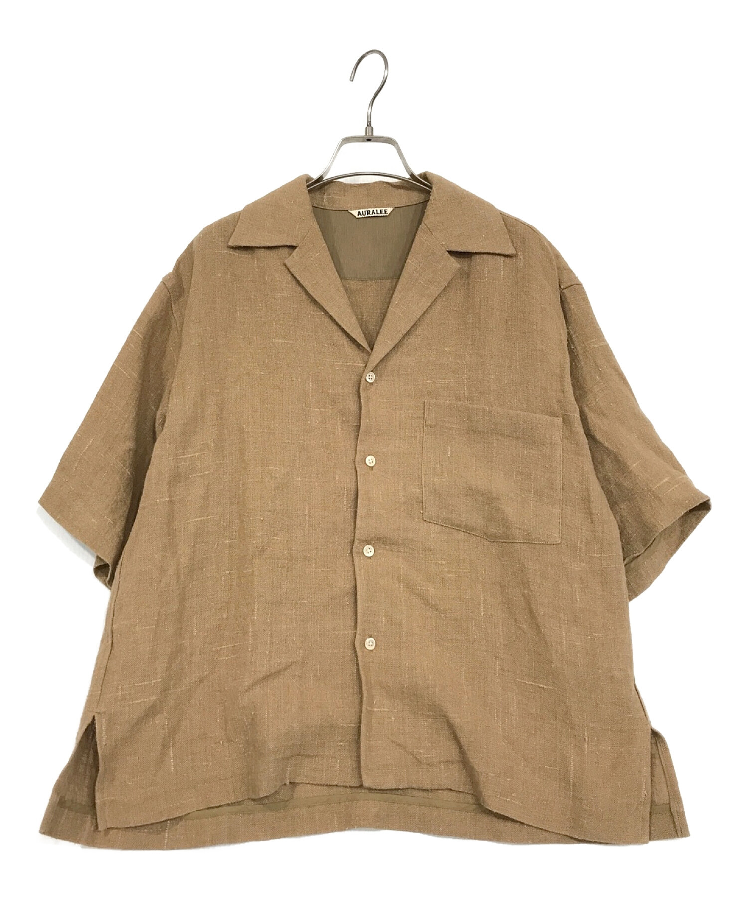 中古・古着通販】AURALEE (オーラリー) LINEN SILK SUMEER TWEED SHIRT  