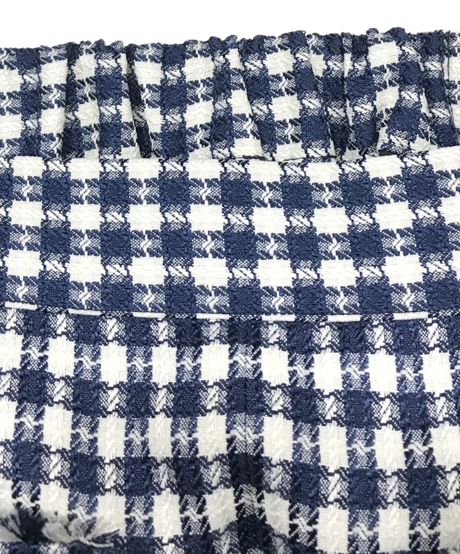 中古・古着通販】COEL (コエル) 2WAYチェックタイトスカート ネイビー 