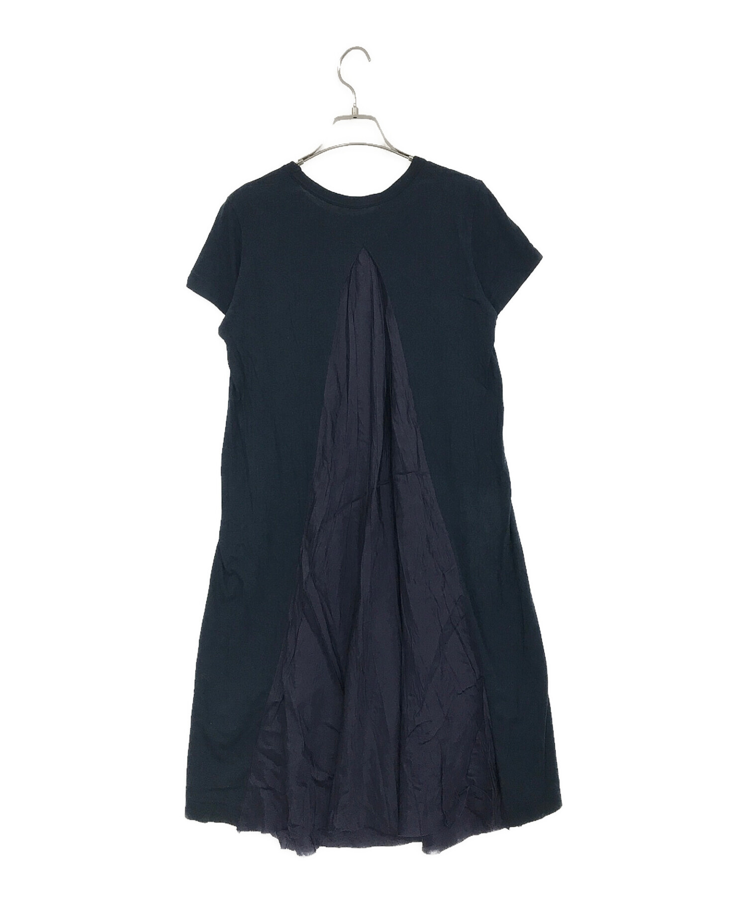 中古・古着通販】sacai (サカイ) カットソーワンピース ネイビー 