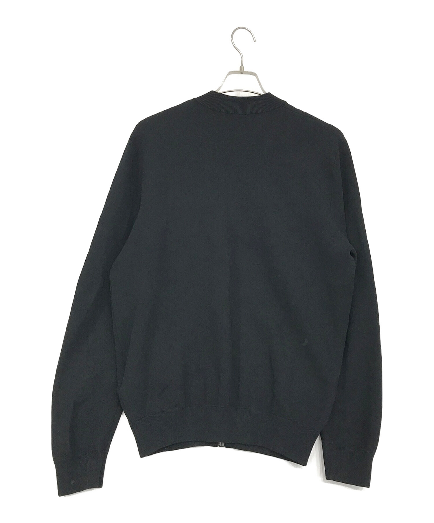 中古・古着通販】DIESEL (ディーゼル) ニットジャケット ブラック 