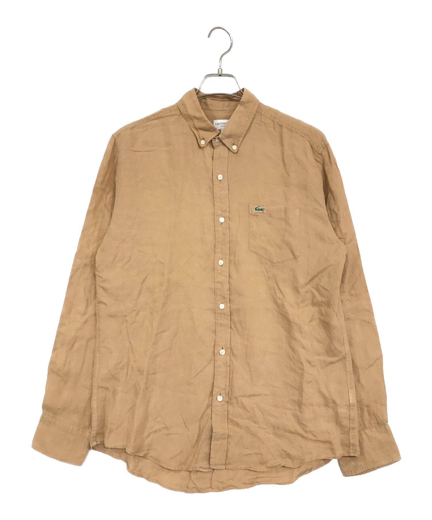 中古・古着通販】LACOSTE (ラコステ) リネンボタンダウンシャツ