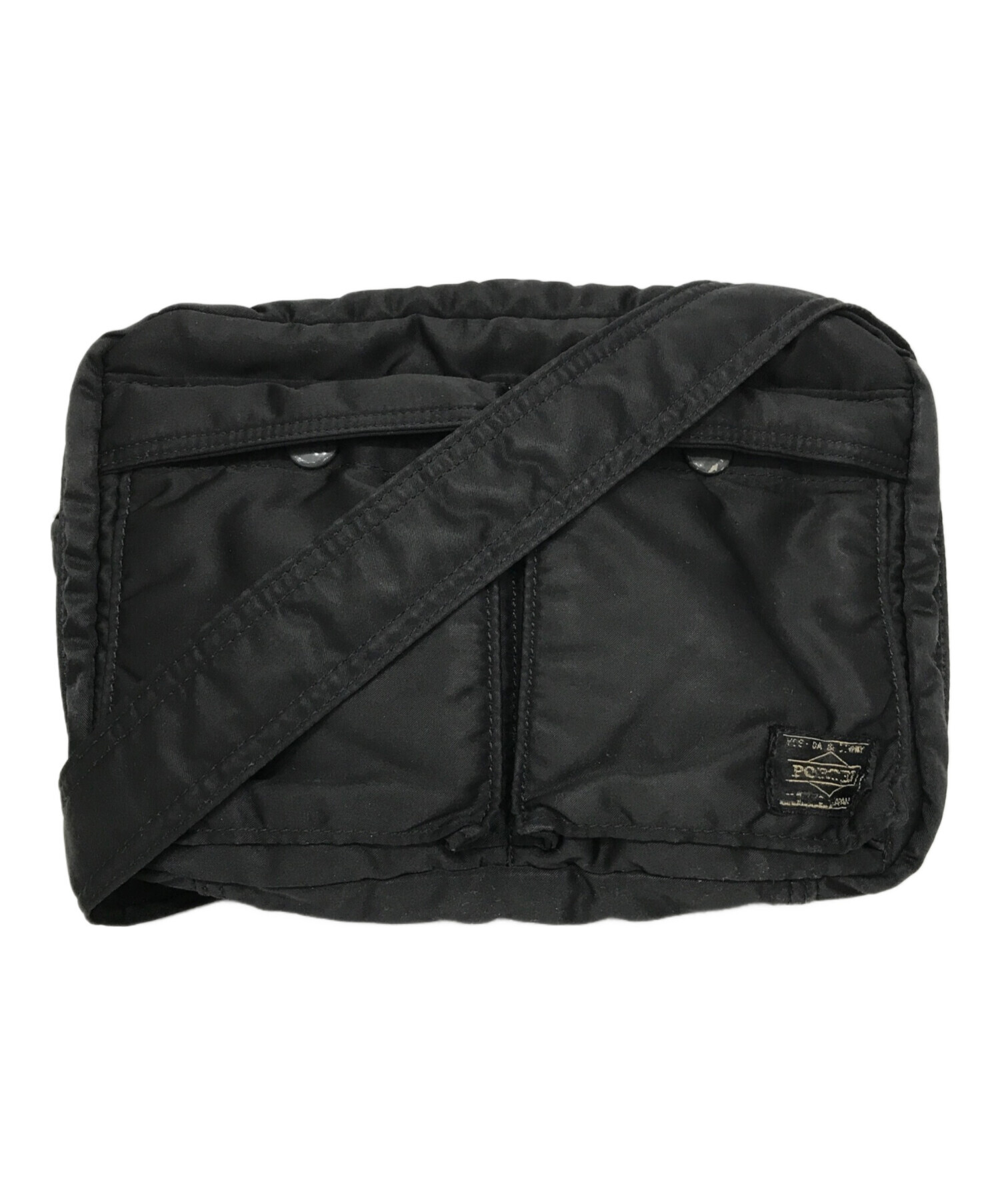 中古・古着通販】PORTER (ポーター) ショルダーバッグ ブラック 