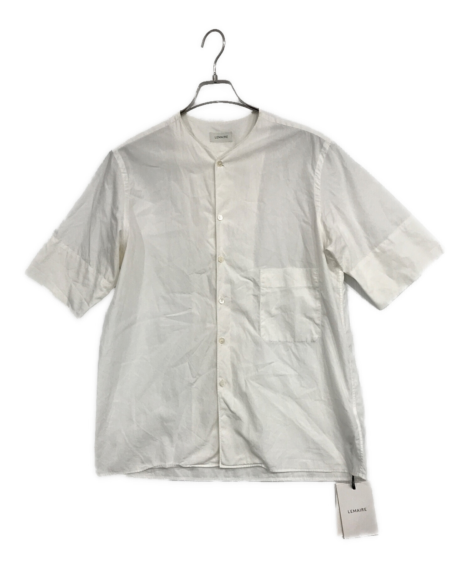 中古・古着通販】LEMAIRE (ルメール) 半袖シャツ ホワイト サイズ:SIZE 