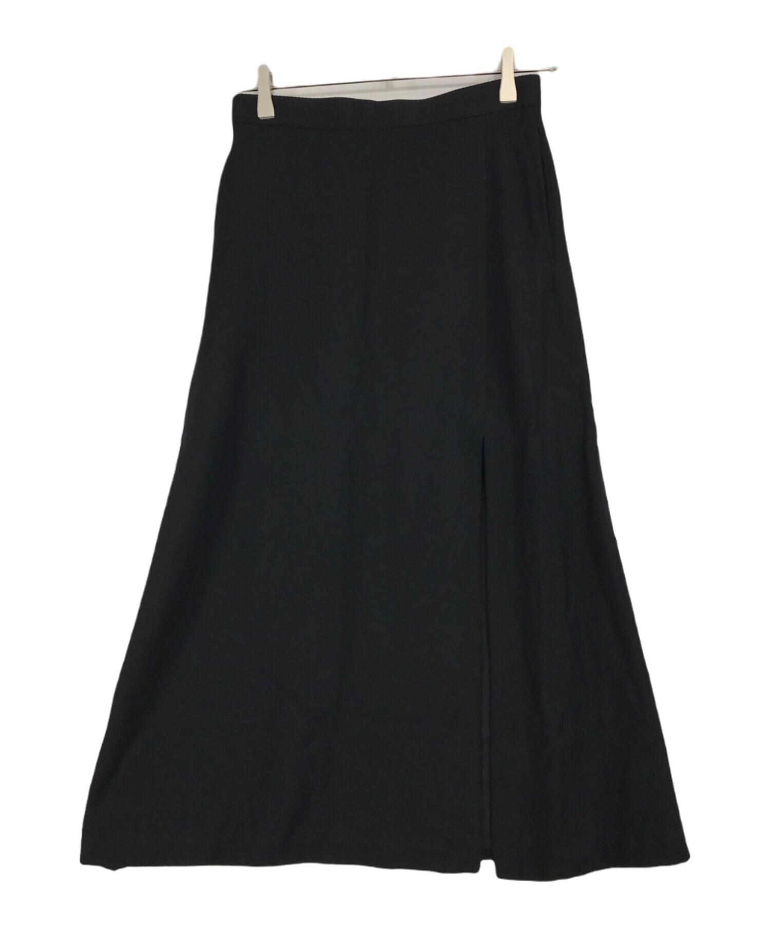 Auralee WOOL KID MOHAIR KERSEY SLITSKIRT