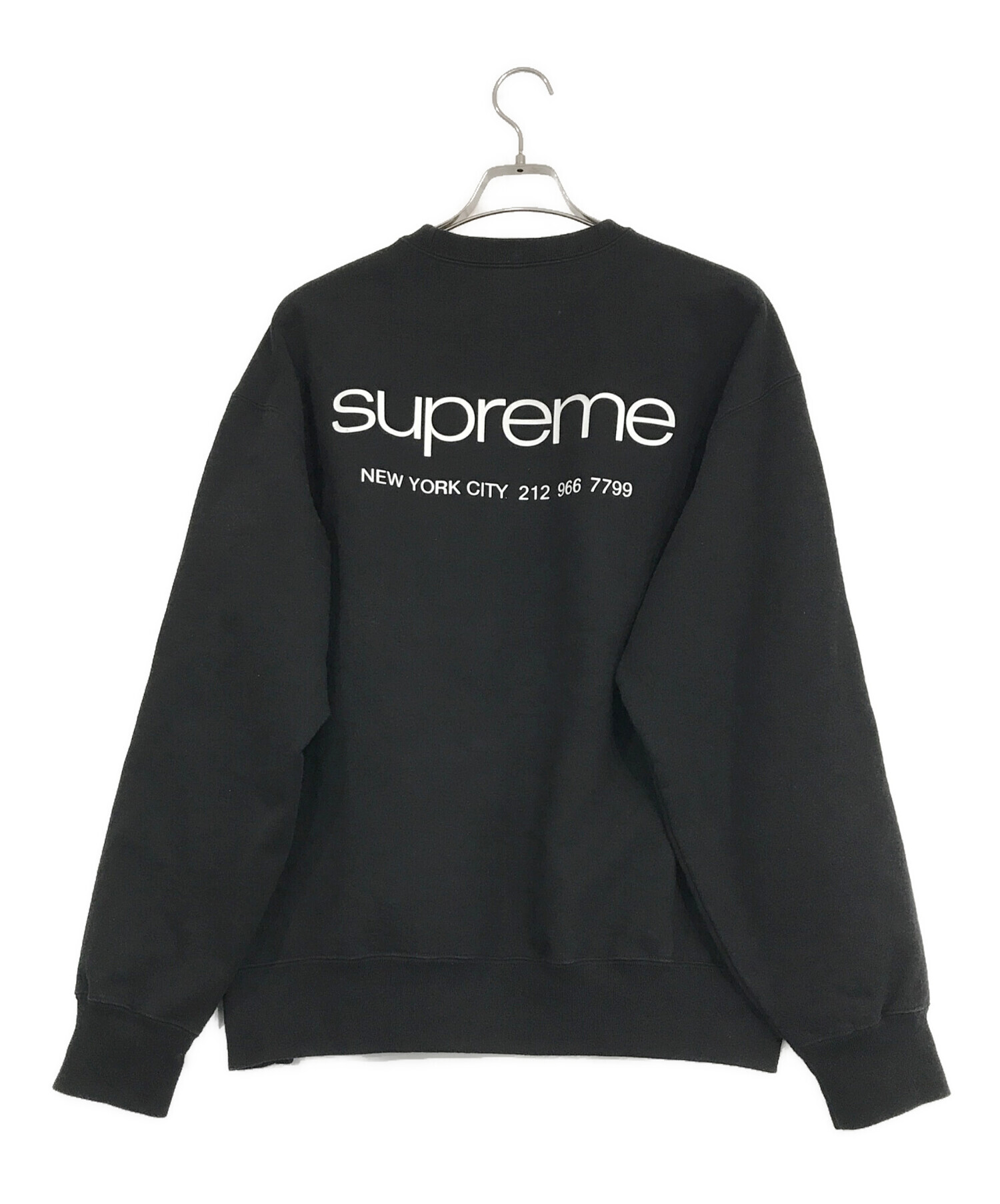 中古・古着通販】SUPREME (シュプリーム) NYC Crewneck ブラック 