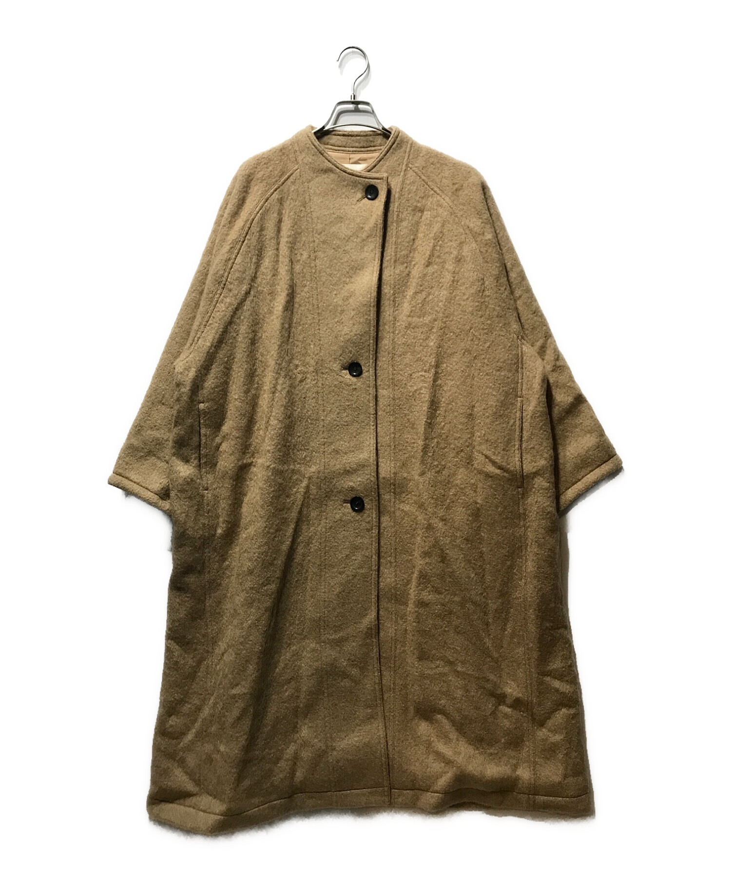 Louren (ローレン) volume shaggy long coat ボリュームシャギーロングコート ブラウン サイズ:F