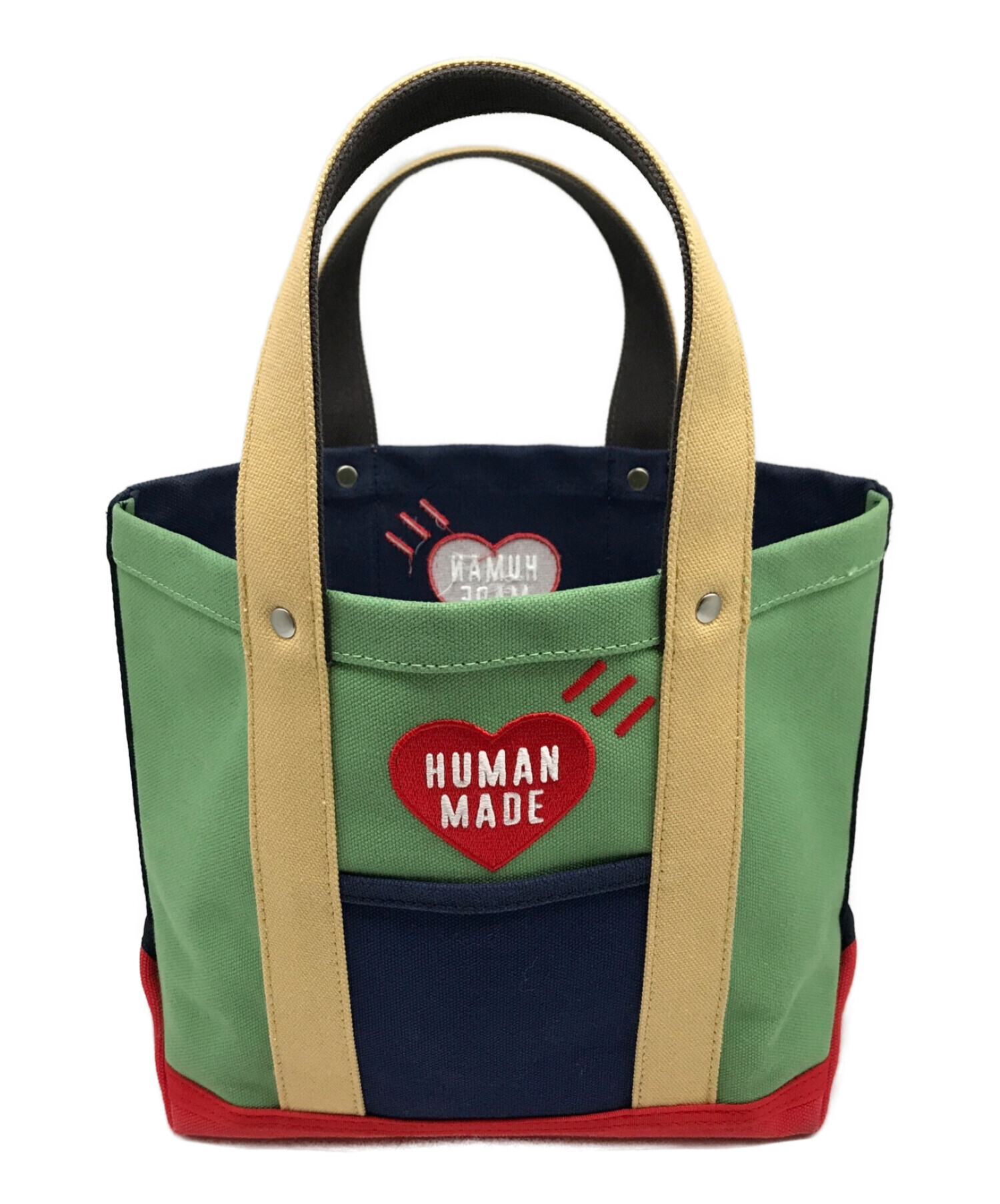 中古・古着通販】HUMAN MADE (ヒューマンメイド) multi color tote bag