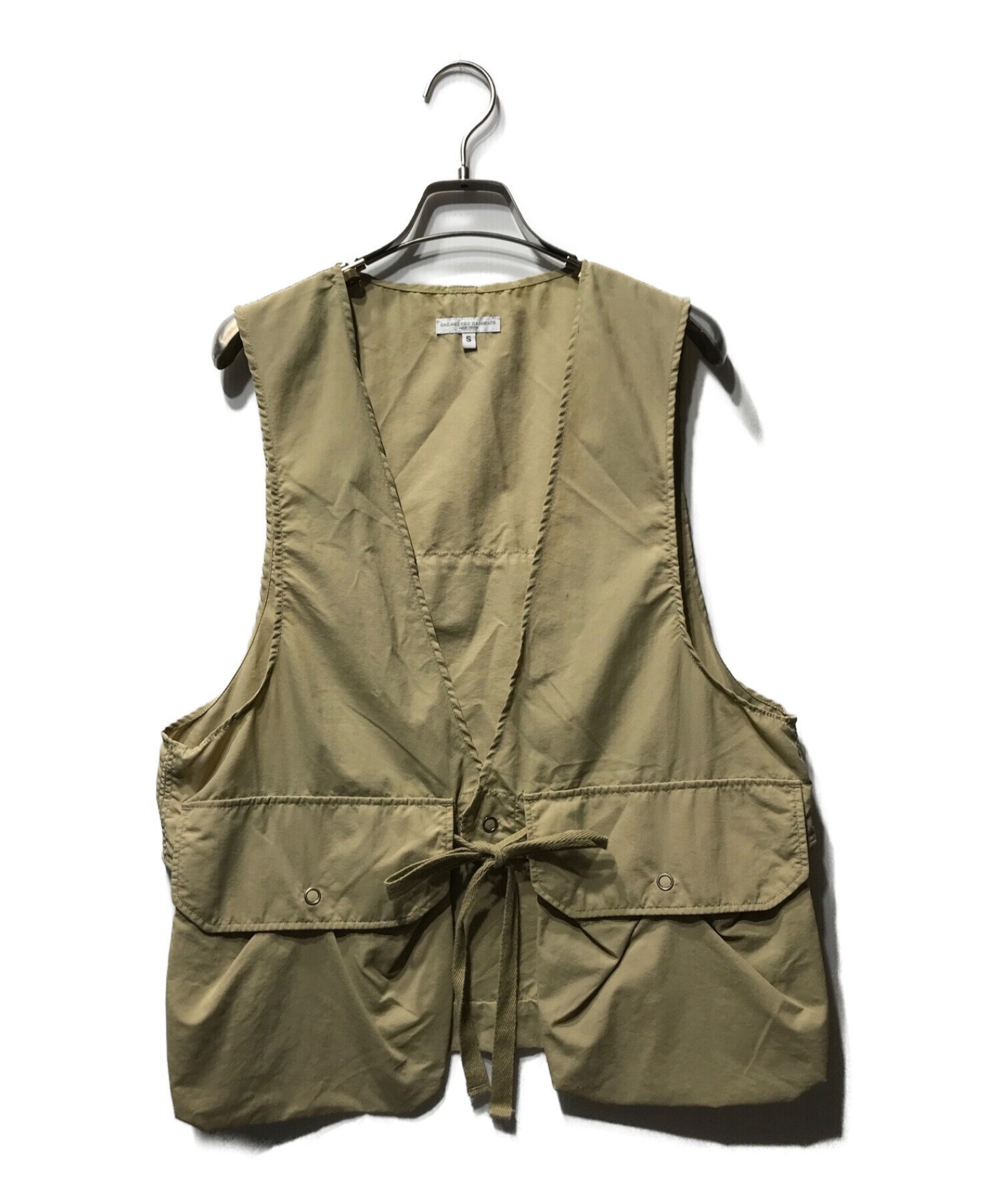 Engineered Garments (エンジニアド ガーメンツ) Fowl Vest ベージュ サイズ:S