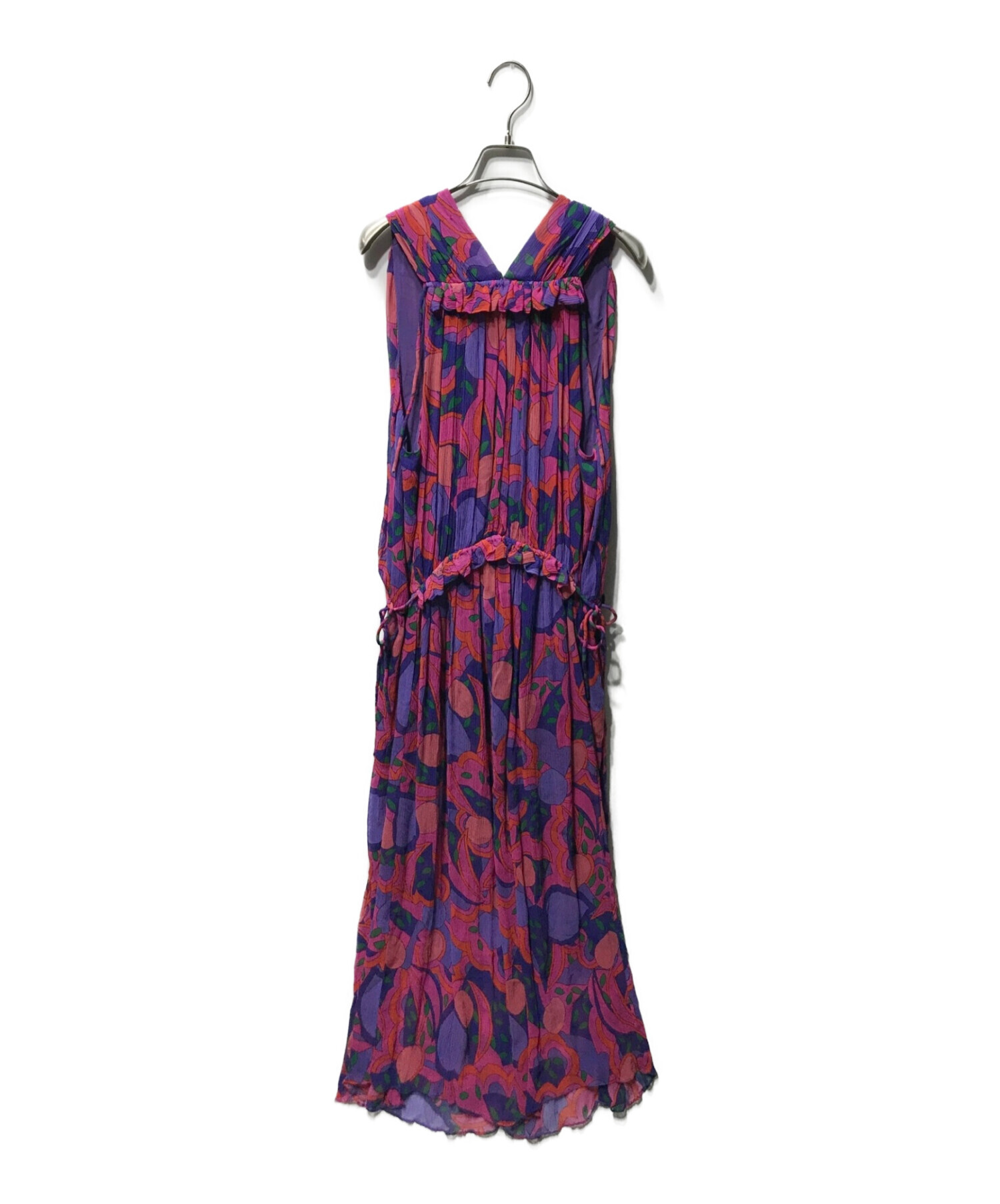 中古・古着通販】ISABEL MARANT (イザベルマラン) 総柄 Vネックドレス 
