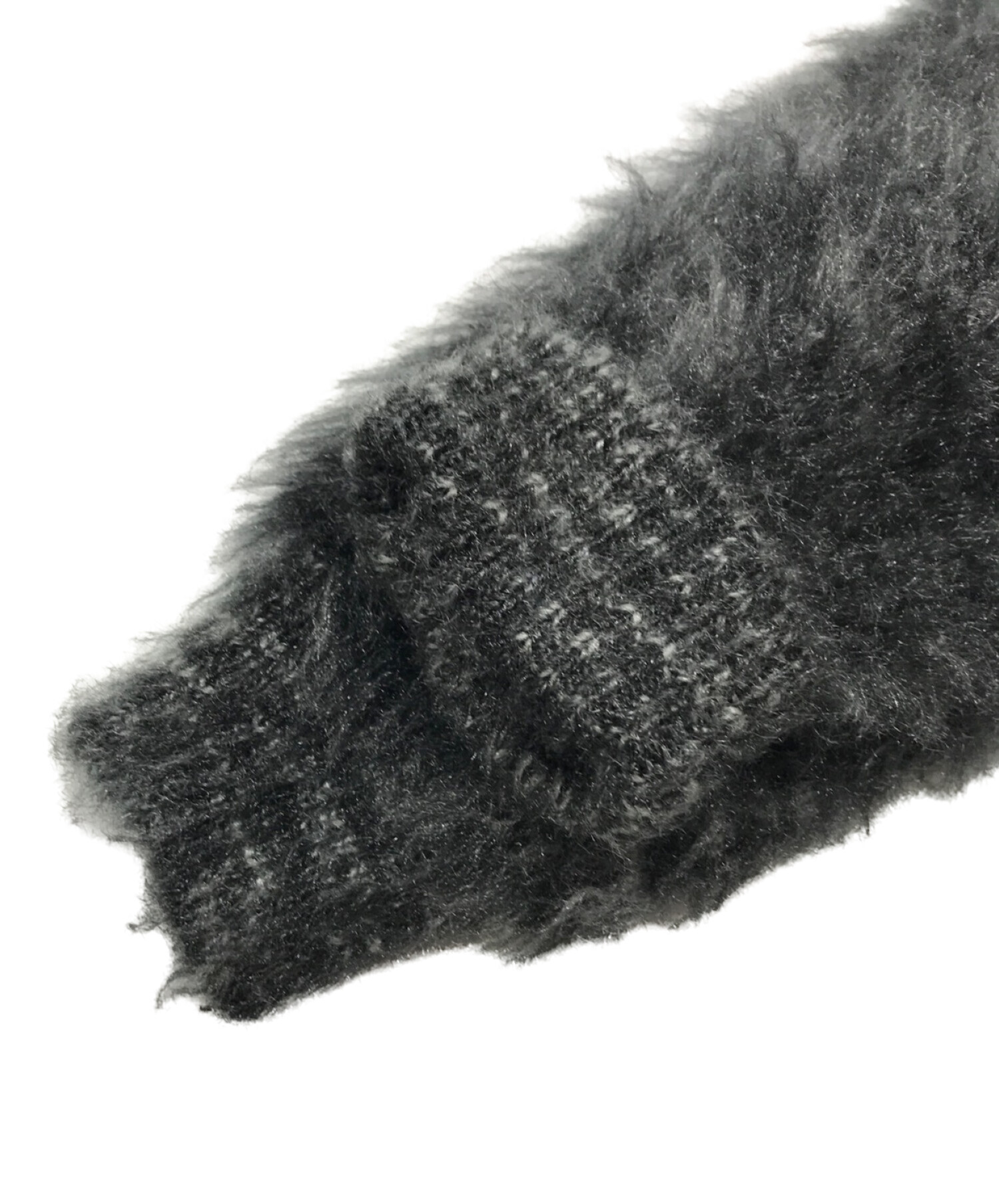 中古・古着通販】VIAVANDA (ヴィアヴァンダ) Big Shaggy Knit グレー 
