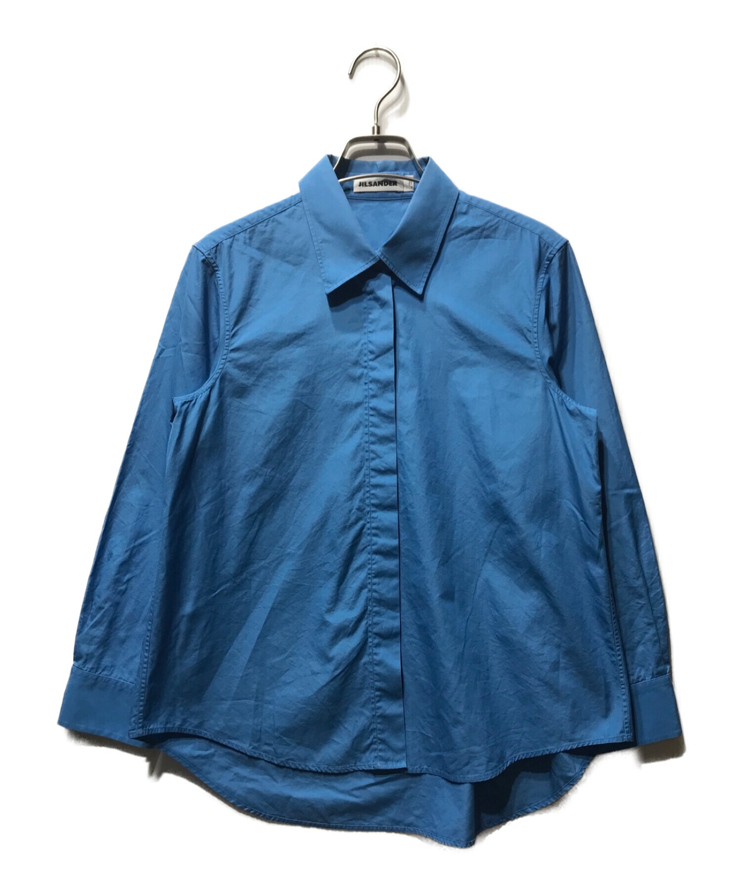 JIL SANDER (ジルサンダー) コットンシャツ ブルー サイズ:SIZE34