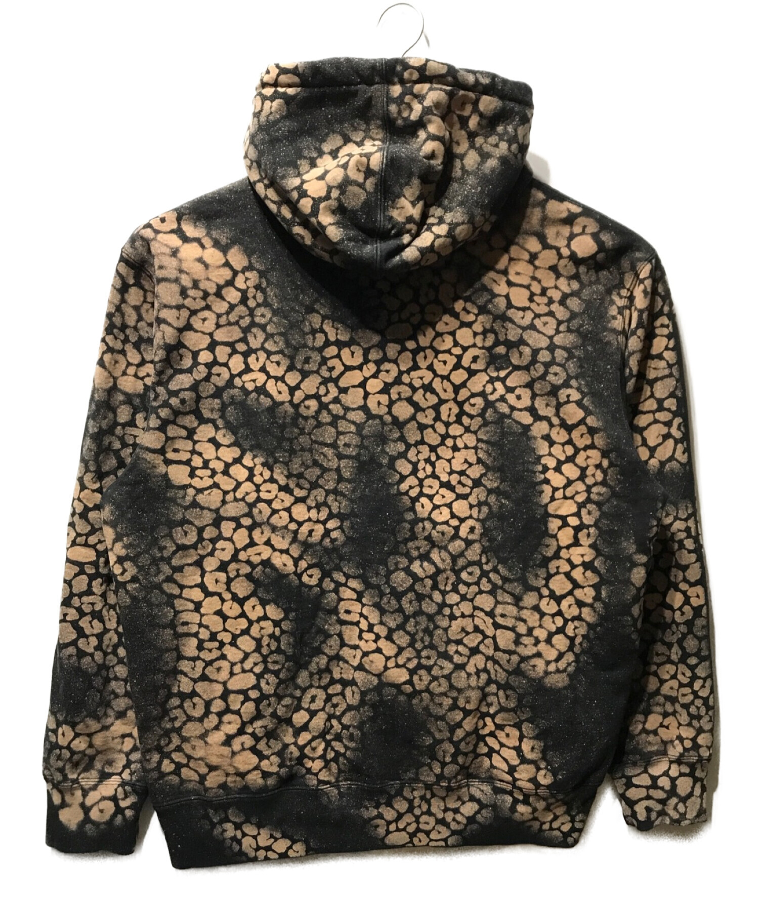 トップスBleached Leopard Hooded