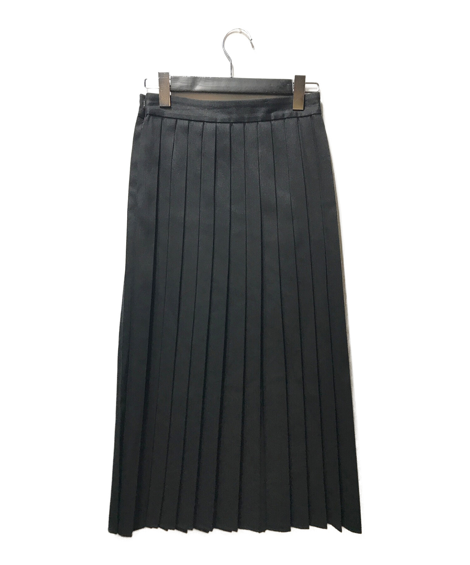 STEVEN ALAN (スティーブンアラン) コットンプリーツスカート ブラック サイズ:S