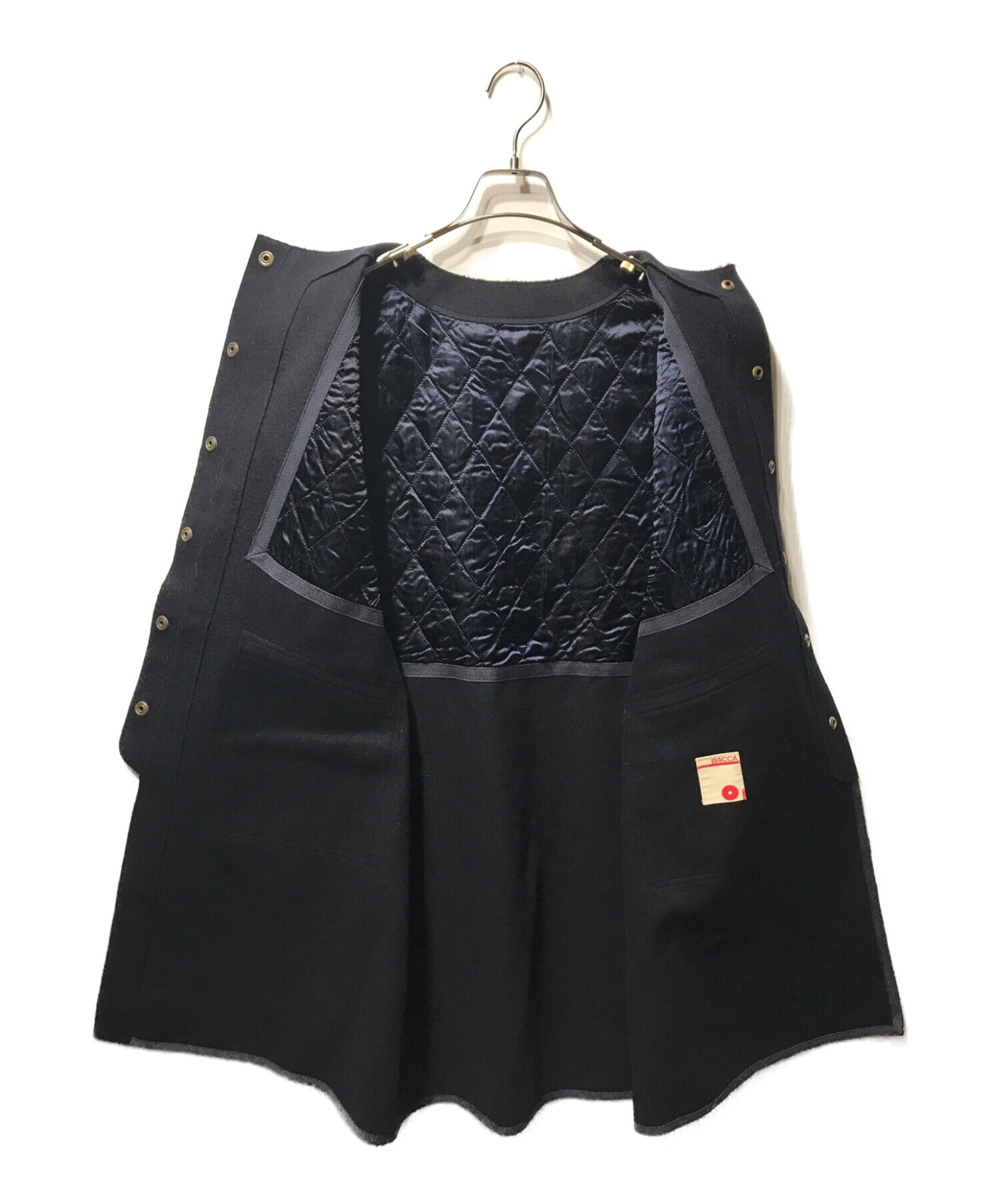 BACCA ジレ BACCA（バッカ） ベスト ジレ ヘリンボーンツイード カットオフコンビ