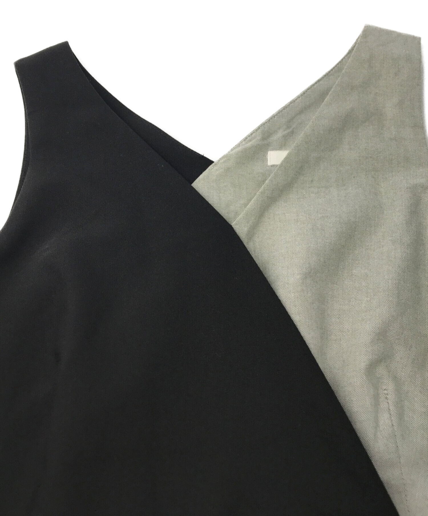 中古・古着通販】CLANE (クラネ) DOCKING BUSTIER ONE PIECE グレー 