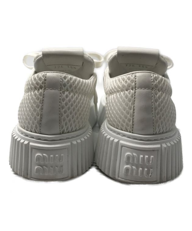 中古・古着通販】MIU MIU (ミュウミュウ) メッシュ フラット 