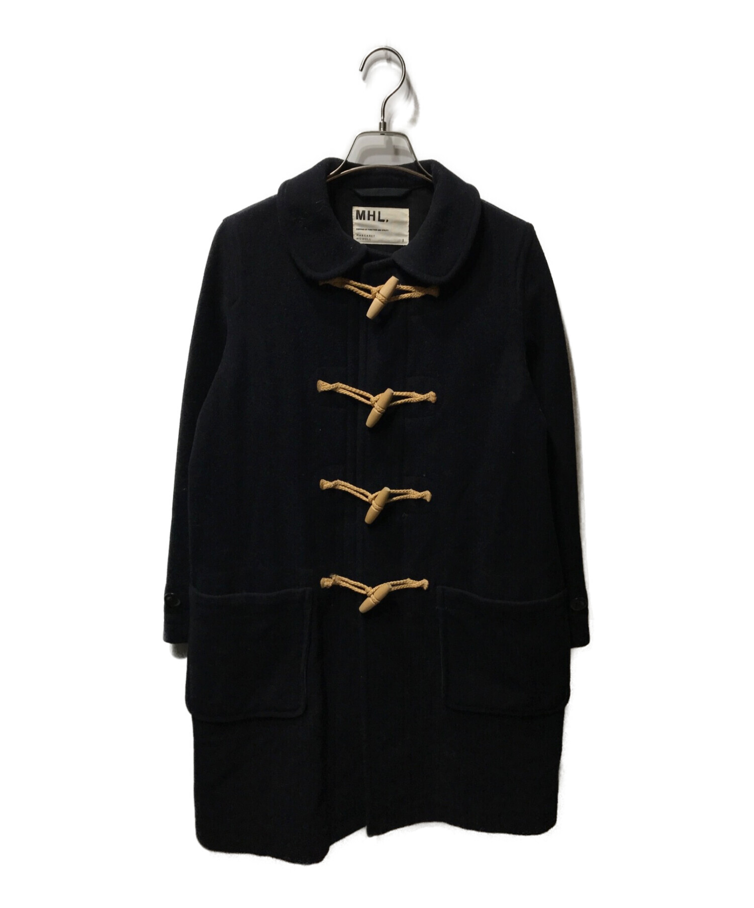 ダッフルコート ネイビー SALE】ファー付きマルチWAYライトウール