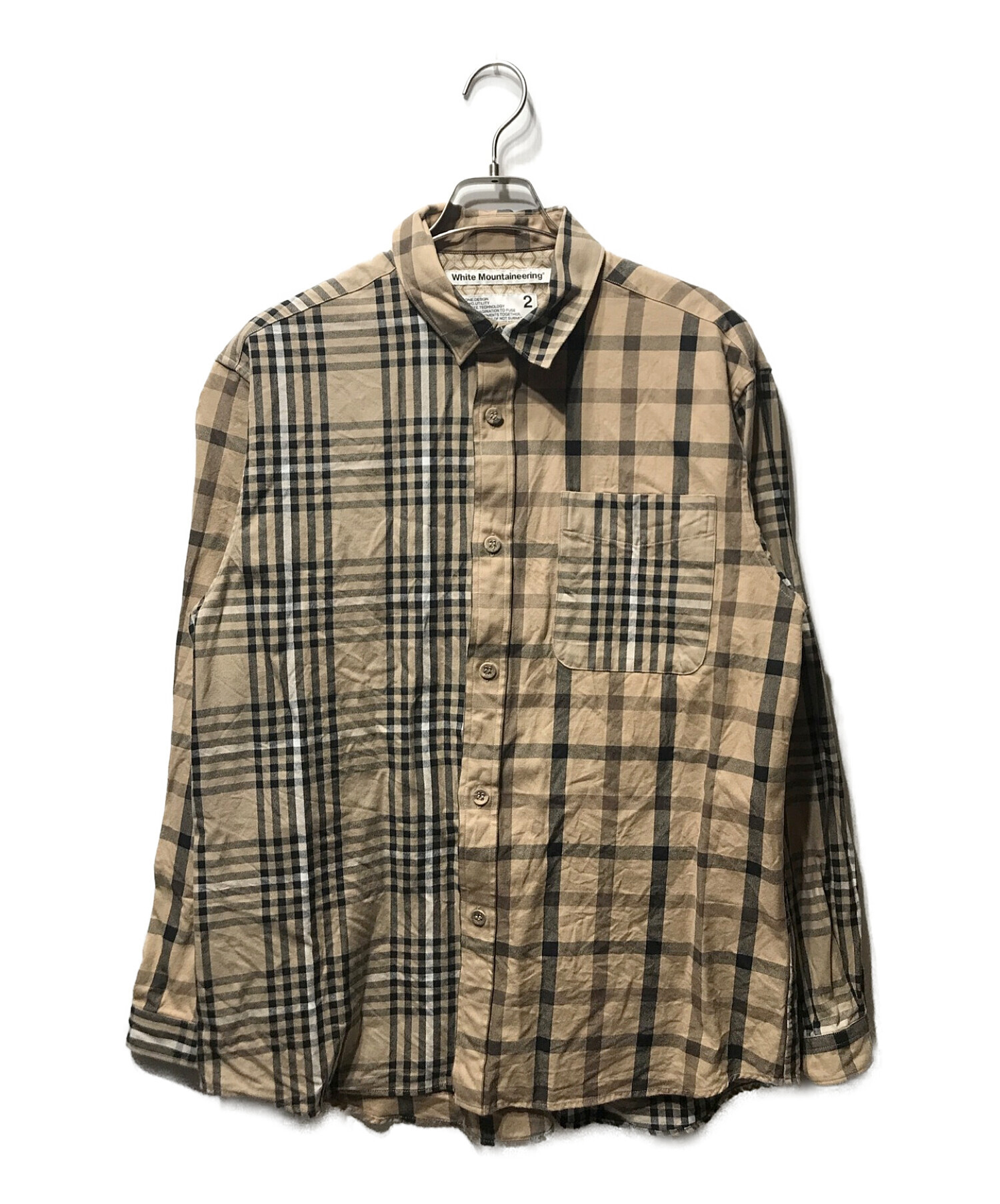 WhiteMountaineering ホワイトマウンテニアリングチェックシャツ 