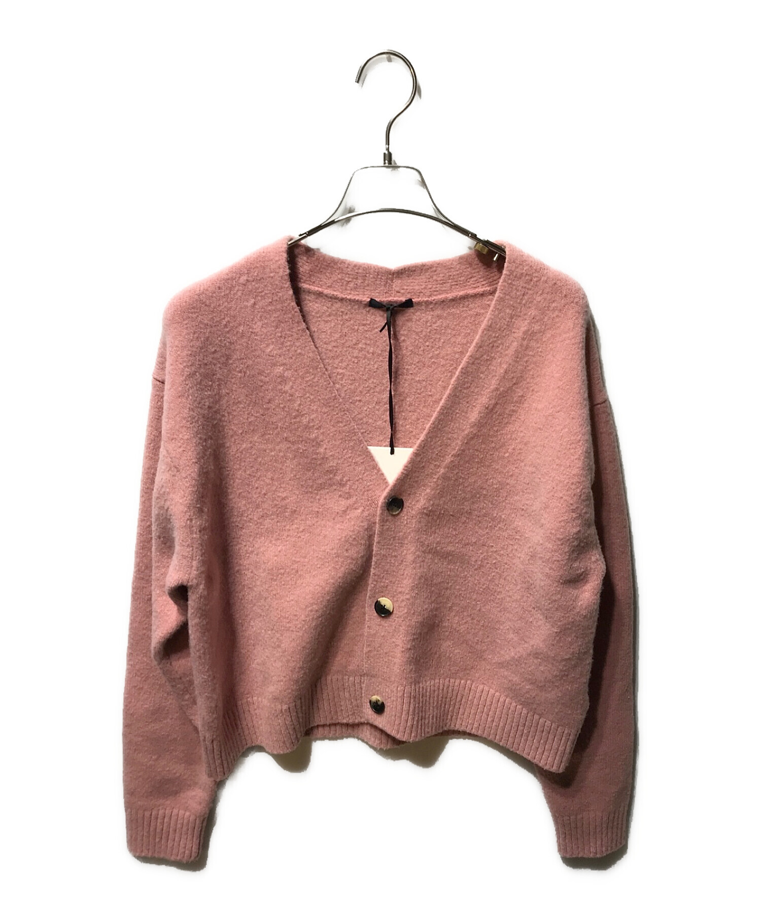 中古・古着通販】YLEVE (イレーヴ) WOOL BOUCLE KNIT SHORT CARDIGAN  