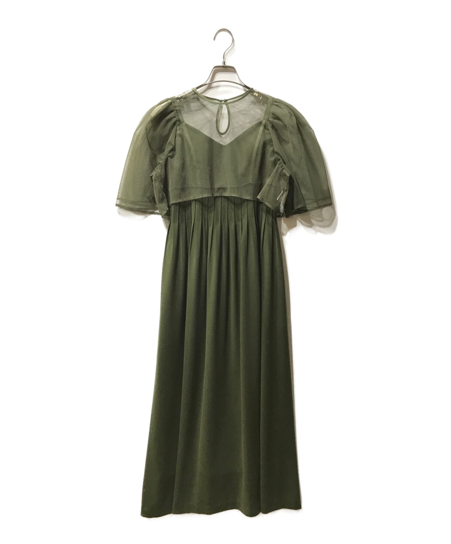 中古・古着通販】Ameri (アメリ) PUFF TULLE TOP LAYERED DRESS 